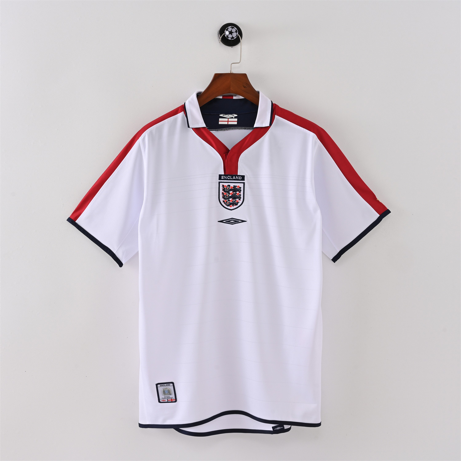 TKH-turbokithub-Retro England 2004 Home White Jersey