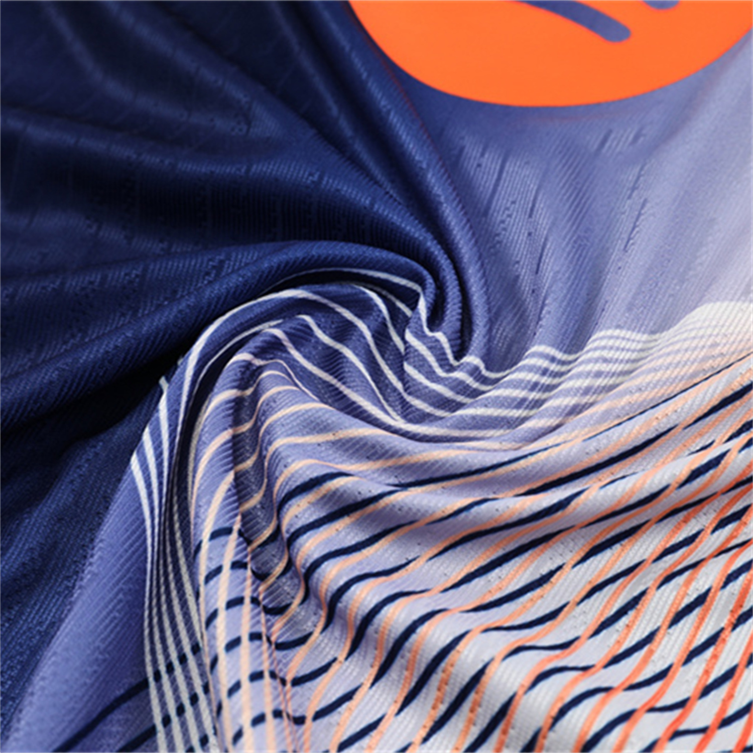 TKH-turbokithub-Barcelona 25-26 Kids Long Sleeve Training Set - Red Blue Line Top & Blue Pants