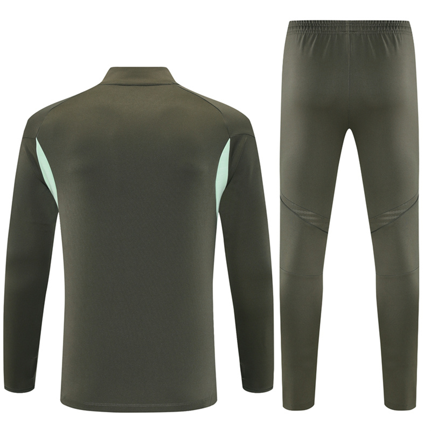 TKH-turbokithub-Real Madrid 25-26 Long Sleeve Training Set - Army Green Top & Pants