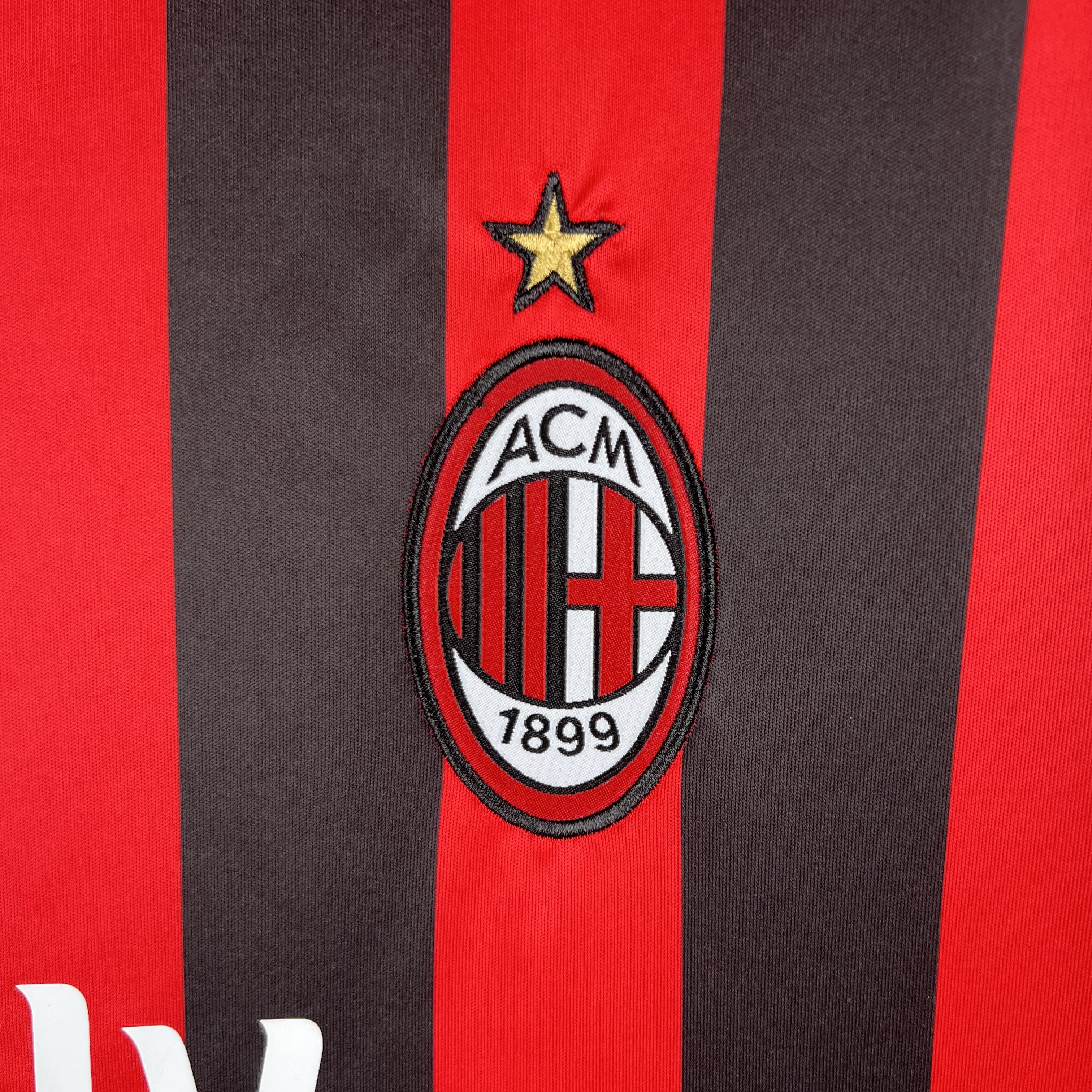 TKH-turbokithub-Retro AC Milan 2017-18 Home Stadium Jersey
