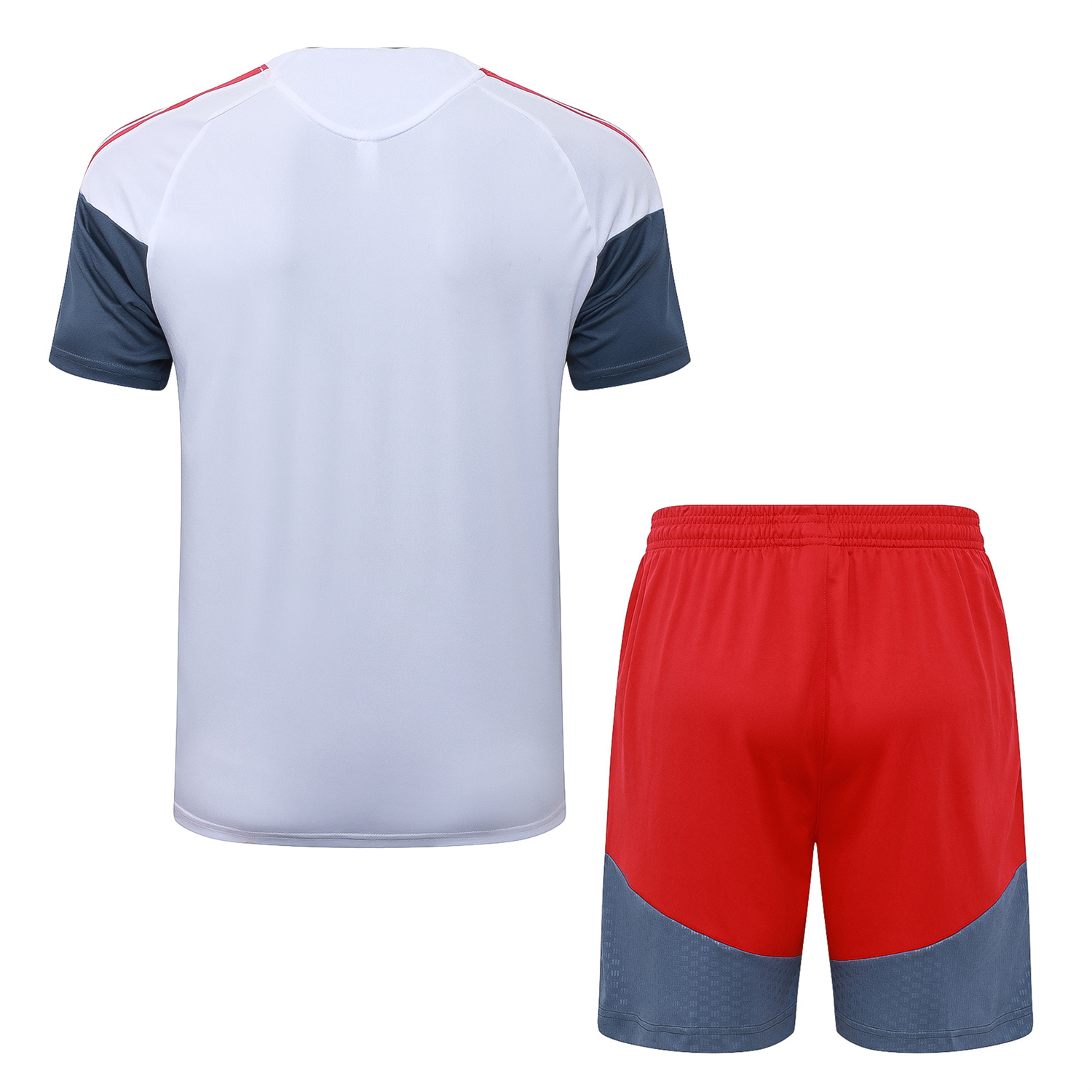 TKH-turbokithub-SC Internacional 2026 Short-Sleeve Training Set - White Top and Red Shorts