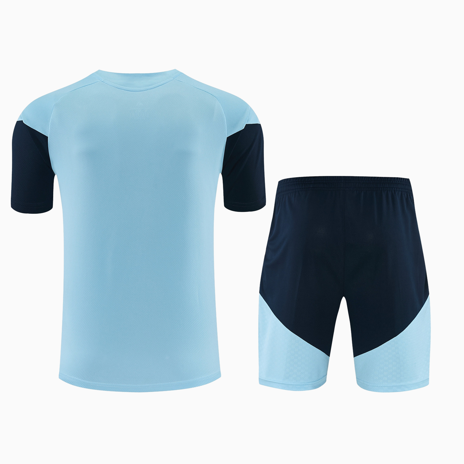 TKH-turbokithub-Argentina 2026 Short-Sleeve Training Set - Light Blue Top & Dark Blue Pants