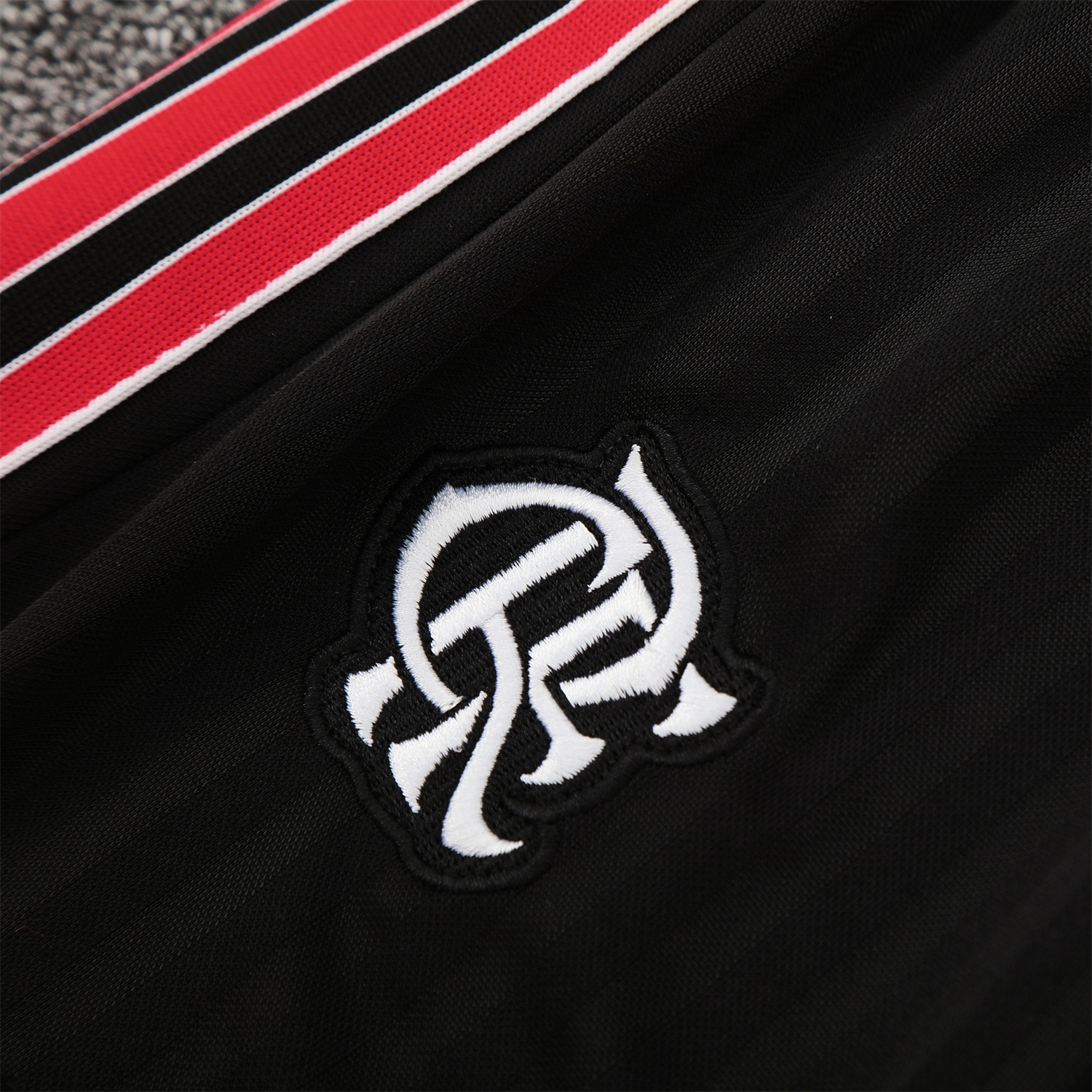 TKH-turbokithub-Flamengo 25-26 Short-Sleeve Training Set - Red Vest & Black Shorts