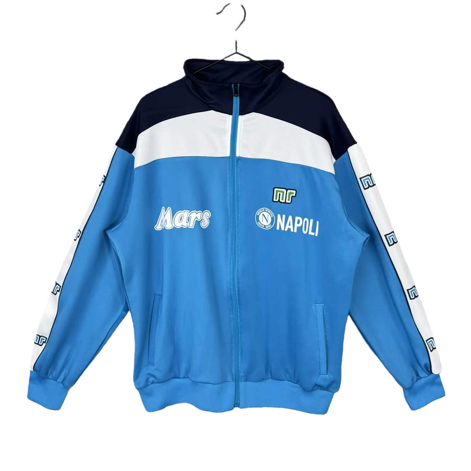 TKH-turbokithub-Retro Napoli 1989-90 Blue Windbreaker