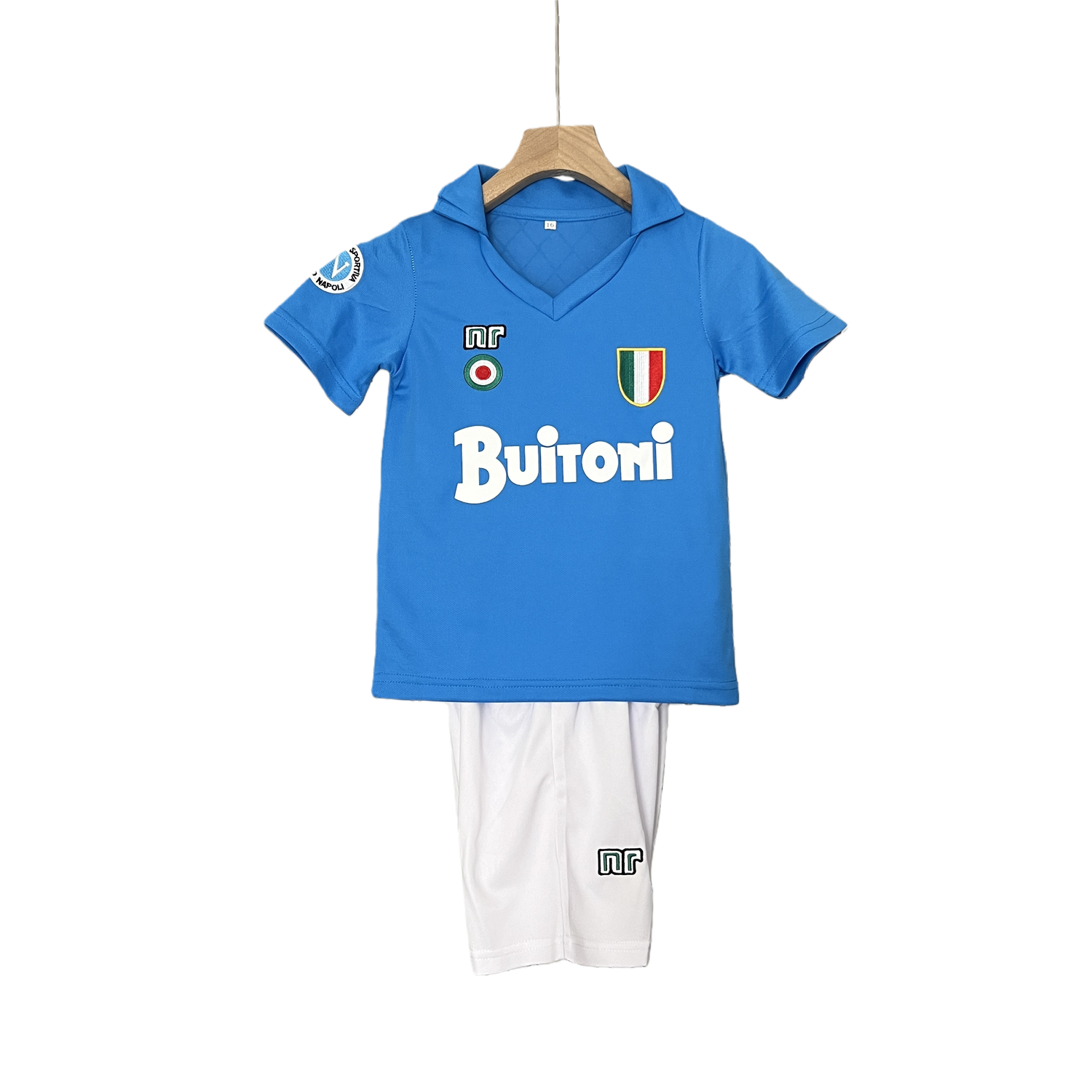 TKH-turbokithub-Retro Napoli 1987-88 Home Stadium Kids Kit