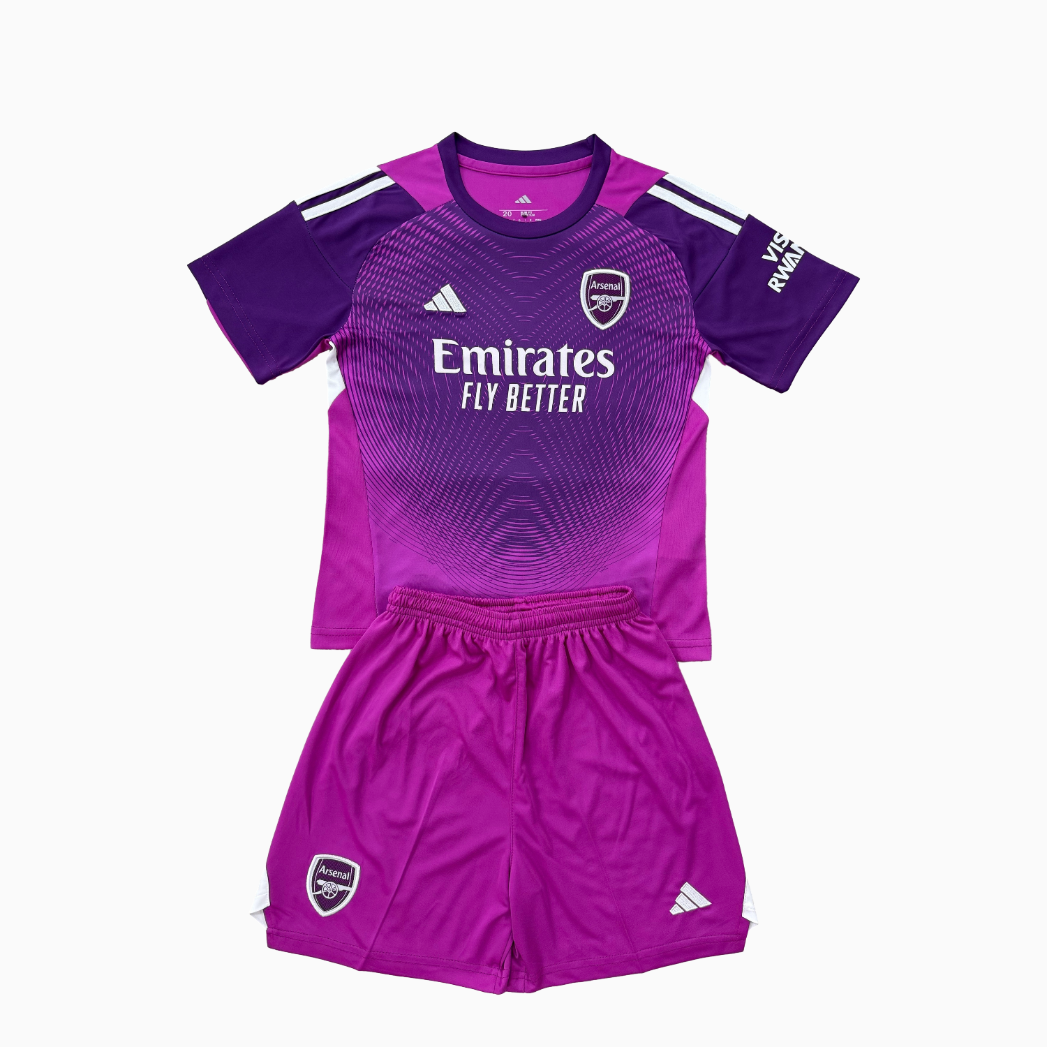 TKH-turbokithub-Arsenal 25-26 Purple Goalkeeper Kids Kit