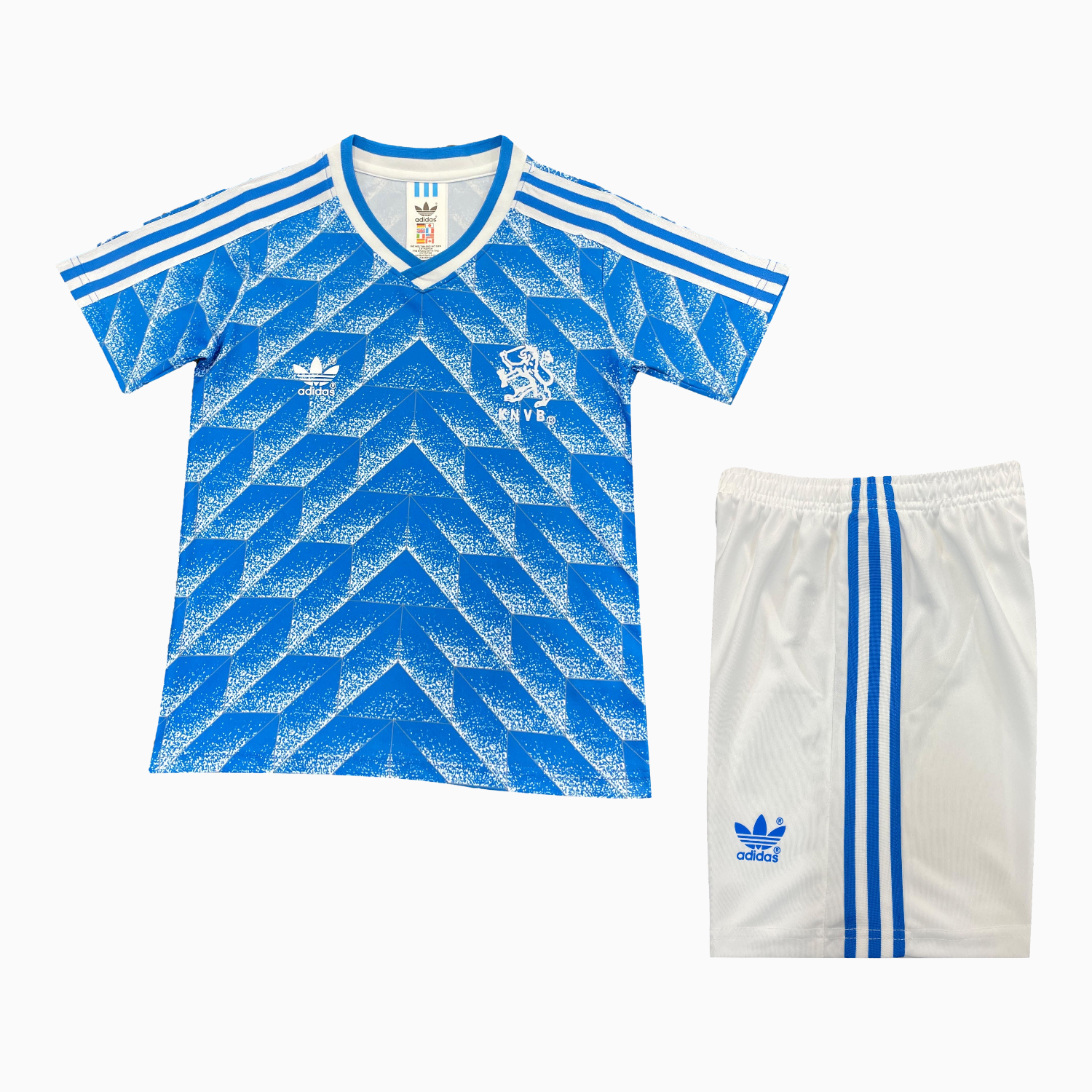 TKH-turbokithub-Retro Netherlands 1988 Away Kids Kit