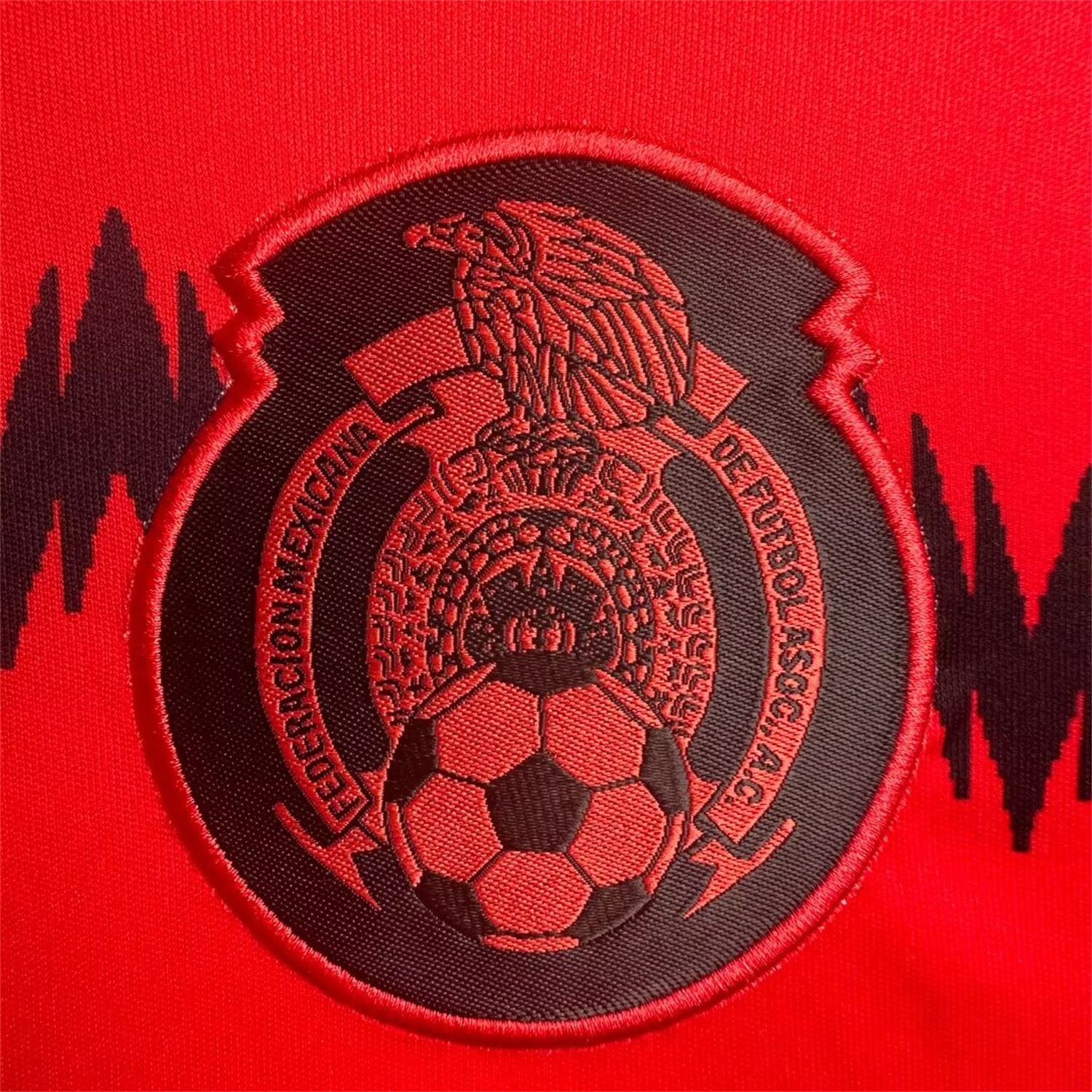 TKH-turbokithub-Retro Mexico 2014 Away Red Jersey