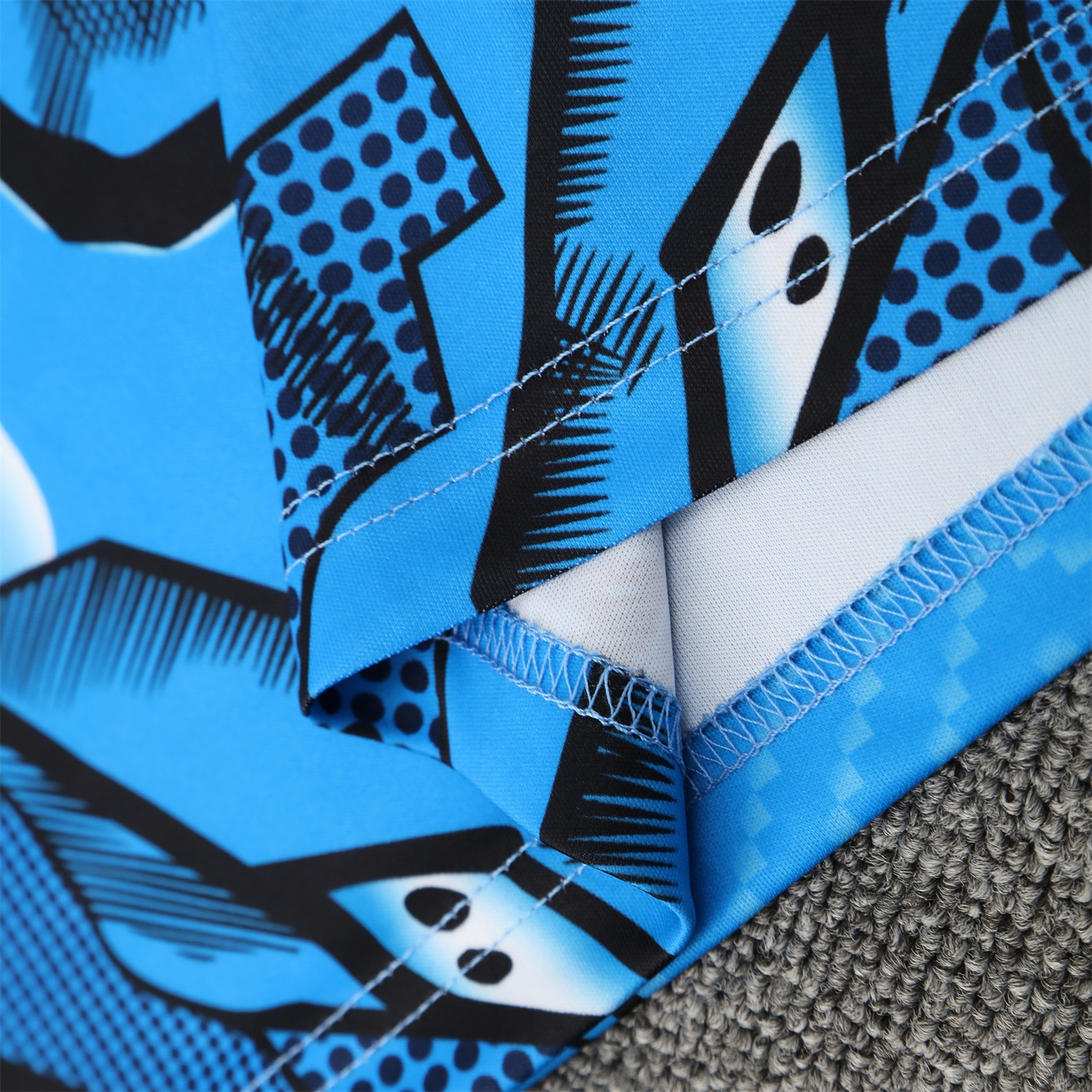 TKH-turbokithub-Napoli 25-26 Vest Training Set - Blue Mecha Vest & Black Shorts