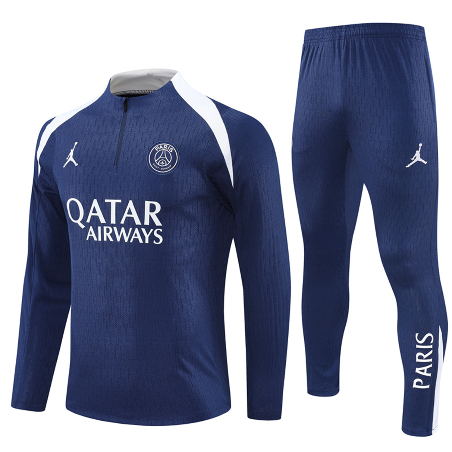 TKH-turbokithub-Paris Saint-Germain PSG 25-26 Long Sleeves Training Set - Royal Blue Top & Royal Blue Pants