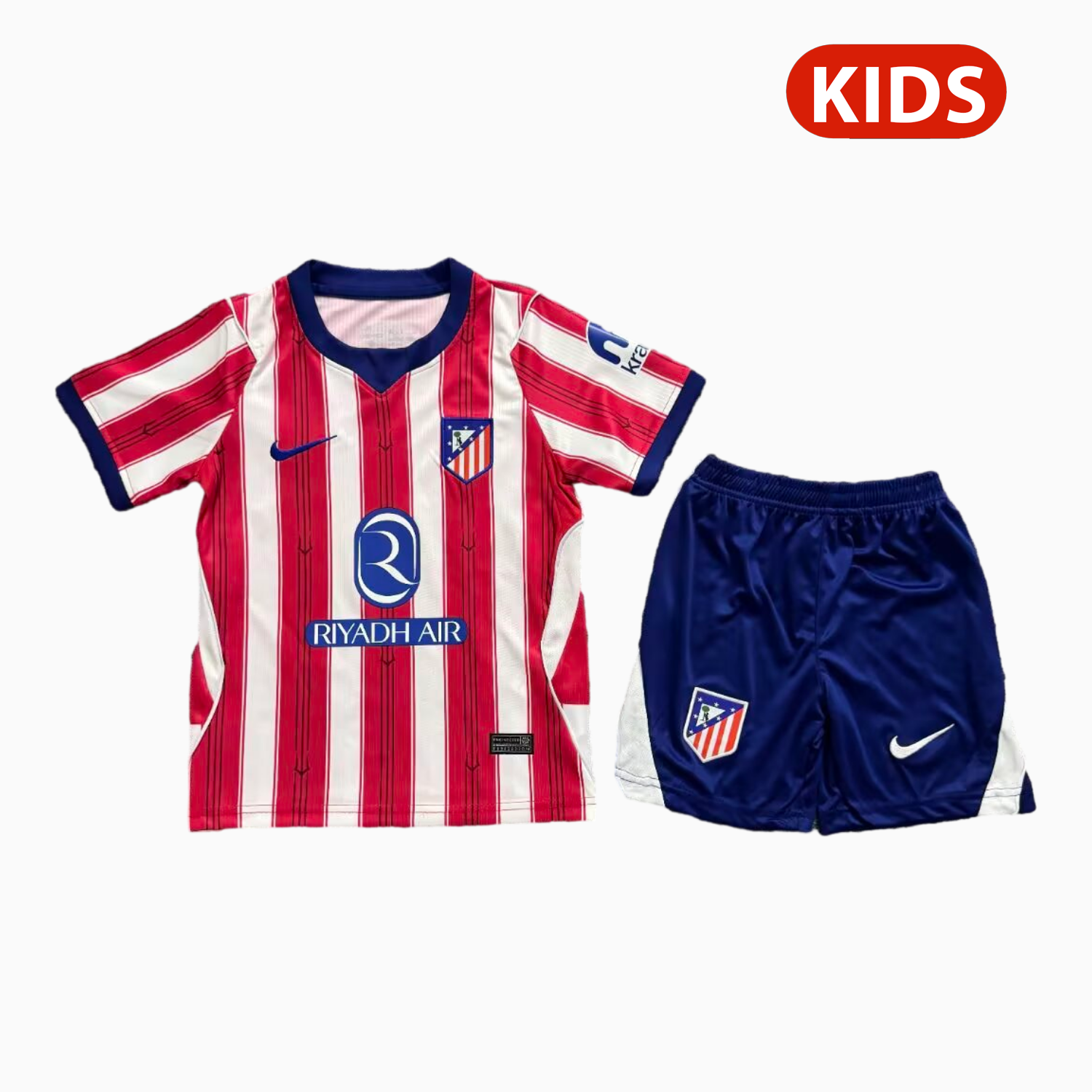 TKH-turbokithub-Atletico Madrid 26-27 Home Kids Kit - Fans Version