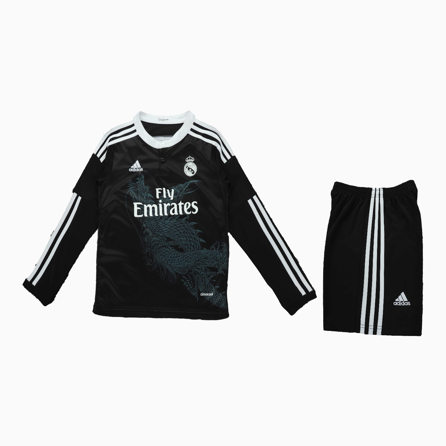 TKH-turbokithub-Retro Real Madrid 2014-15 Third Long Sleeves Kids Kit