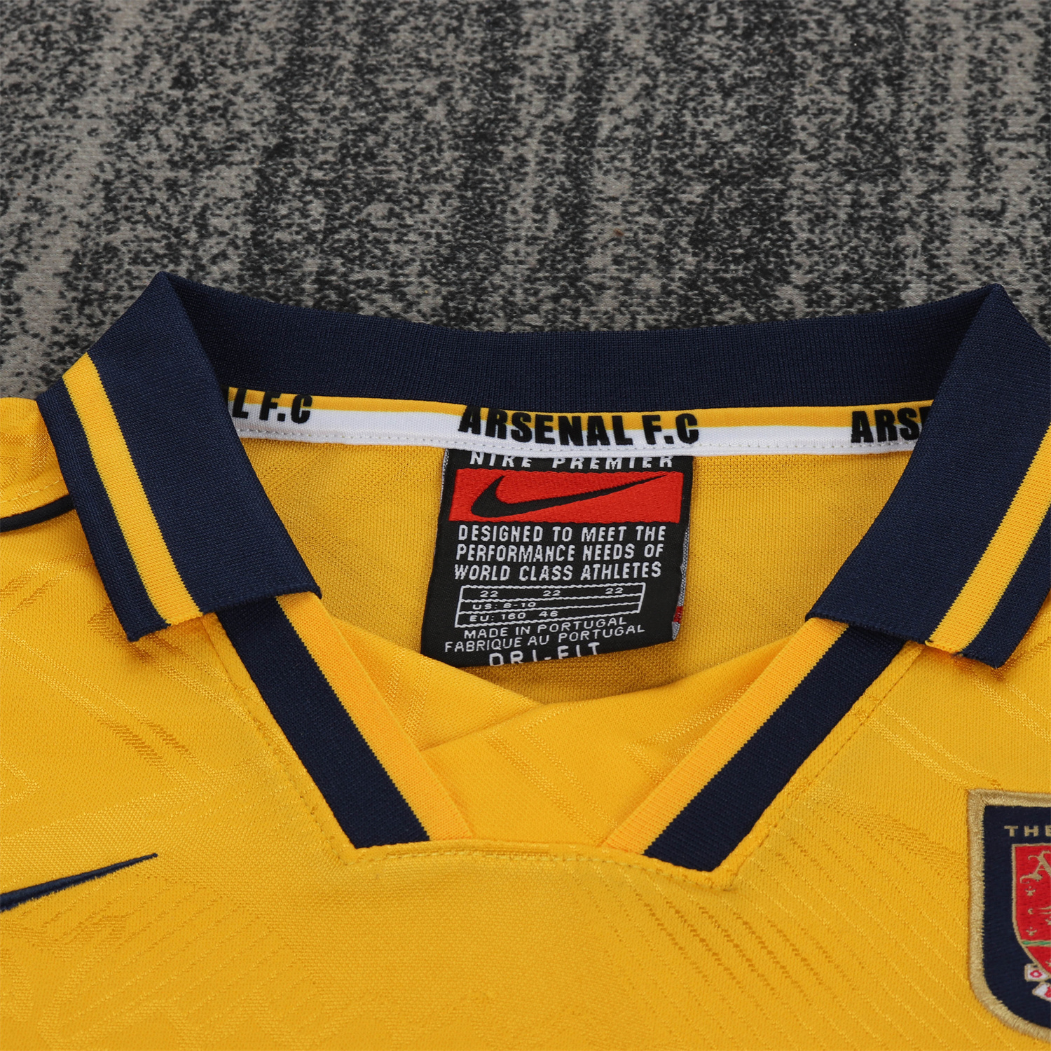 TKH-turbokithub-Retro Arsenal 1996-97 Away Kids Kit