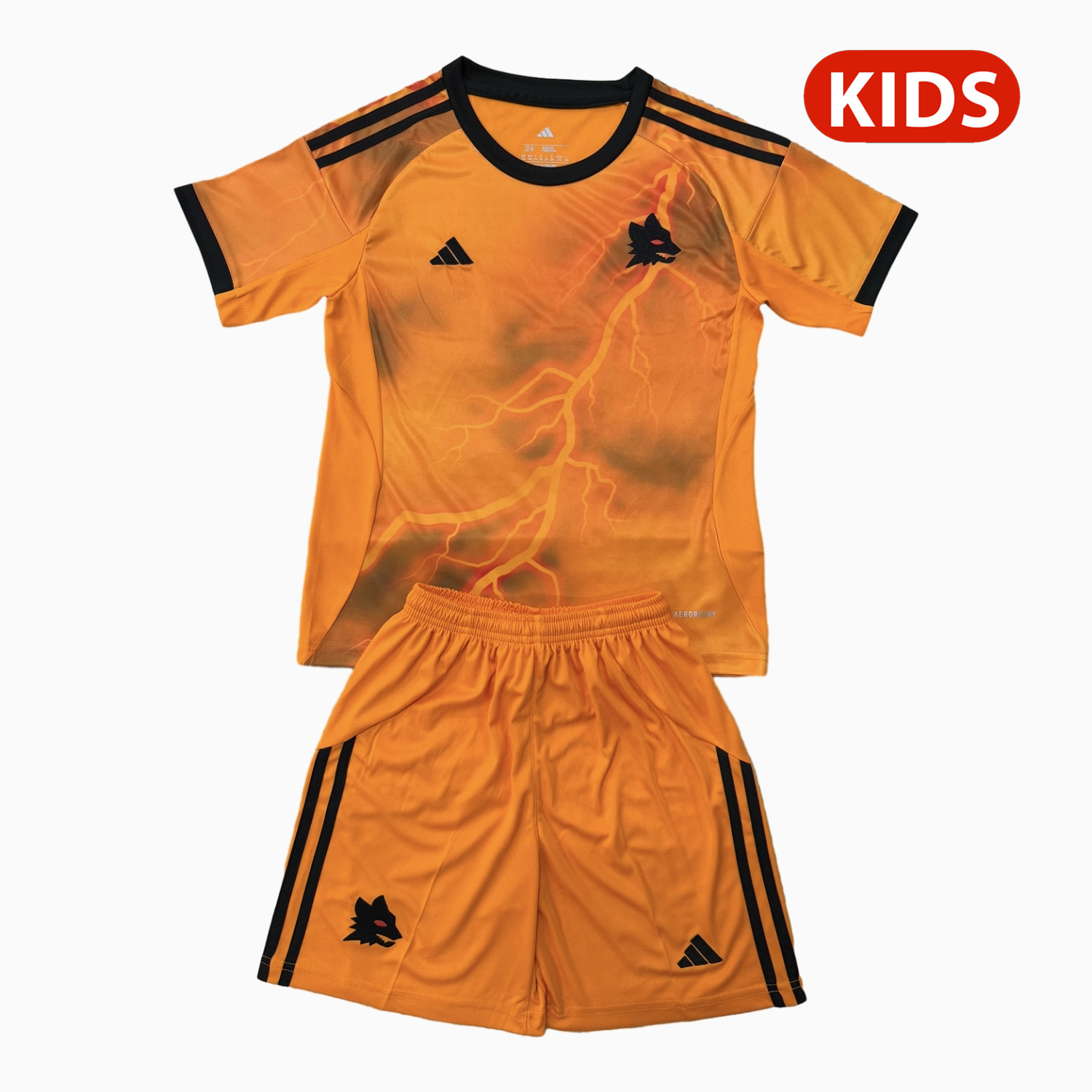 TKH-turbokithub-AS Roma 25-26 Away Kids Kit