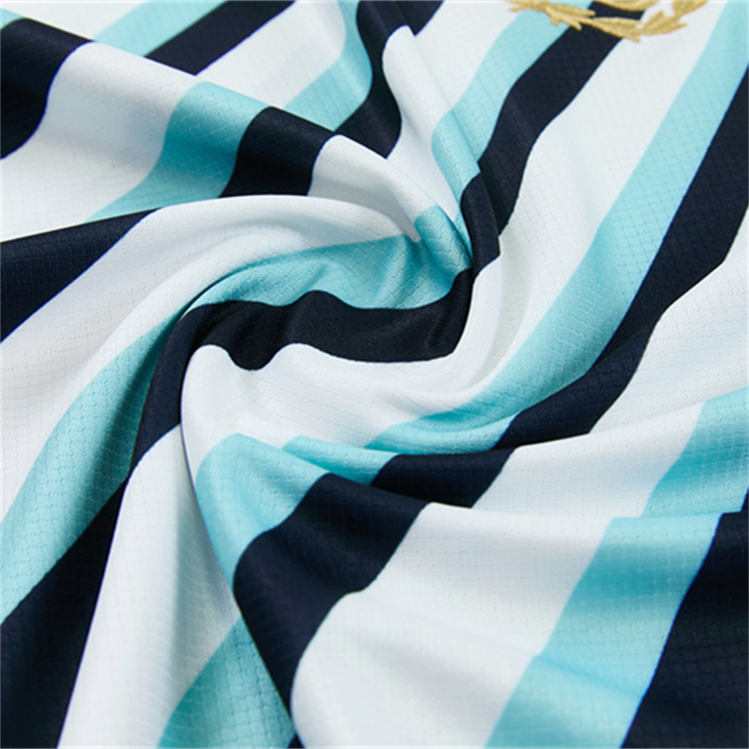 TKH-turbokithub-Argentina 2026 Short-Sleeve Training Set - Blue Rays Top and Blue Shorts