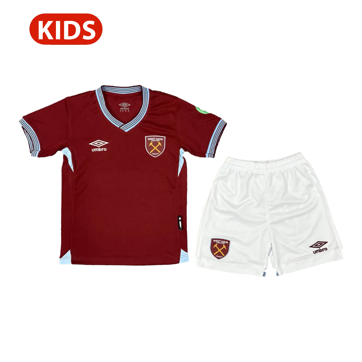 TKH-turbokithub-West Ham United 25-26 Home Kids Kit