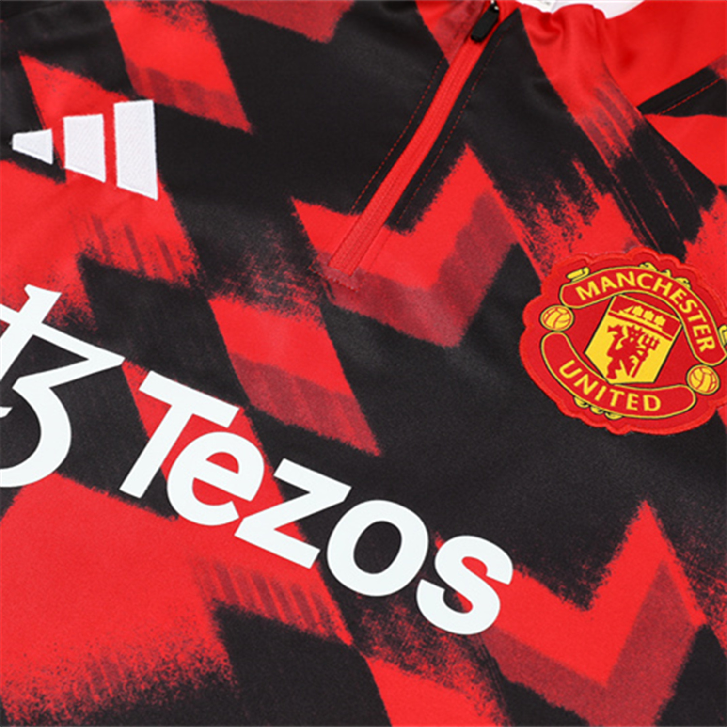 TKH-turbokithub-Manchester United 25-26 Kid Long Sleeves Training Set - Red-Black Top & Black Pants