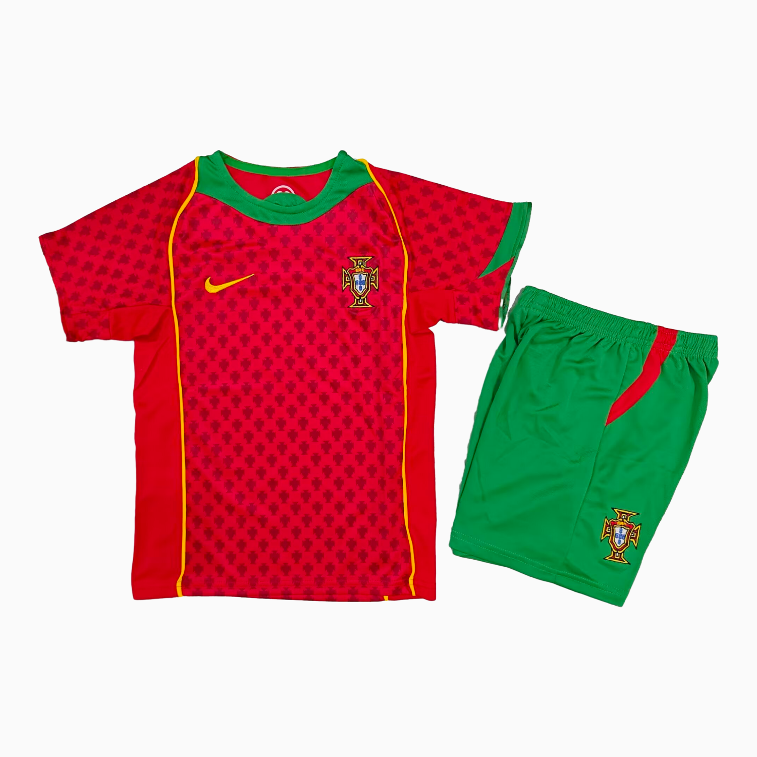 TKH-turbokithub-Retro Portugal 2004 Home Kids Kit