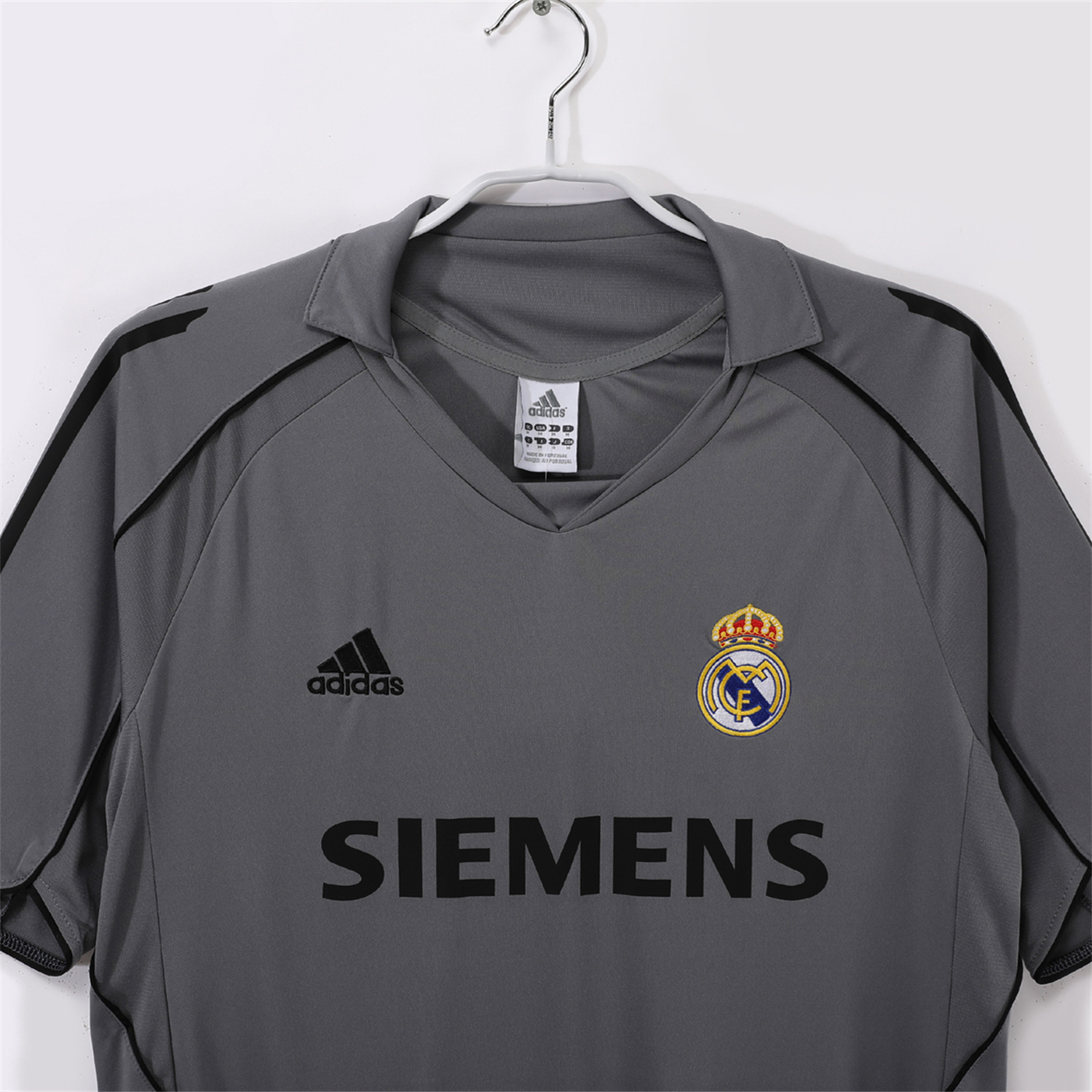 TKH-turbokithub-Retro Real Madrid 04-05 Third Grey Jersey