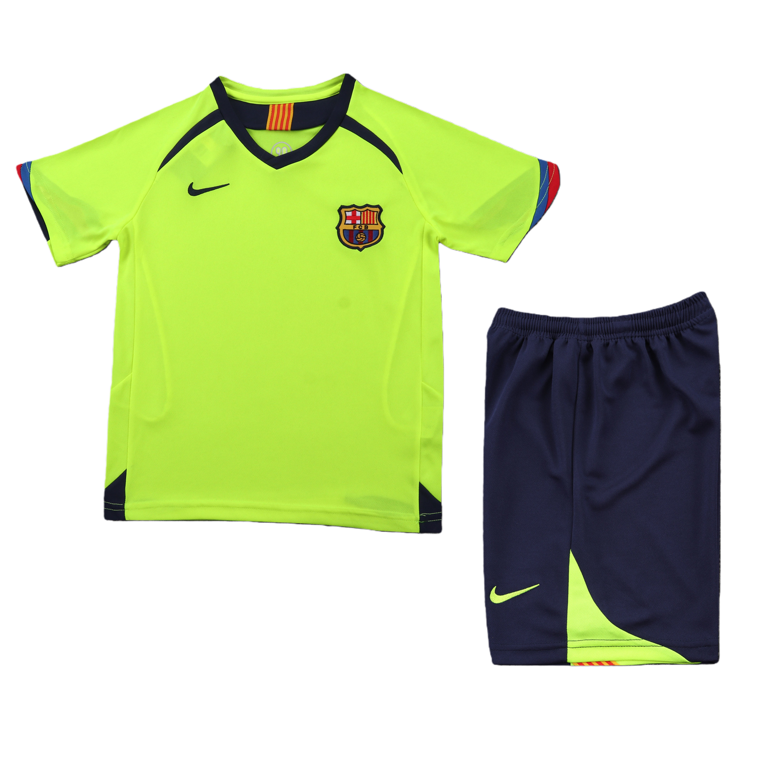 TKH-turbokithub-Retro Barcelona 2005-06 Away Kids Kit