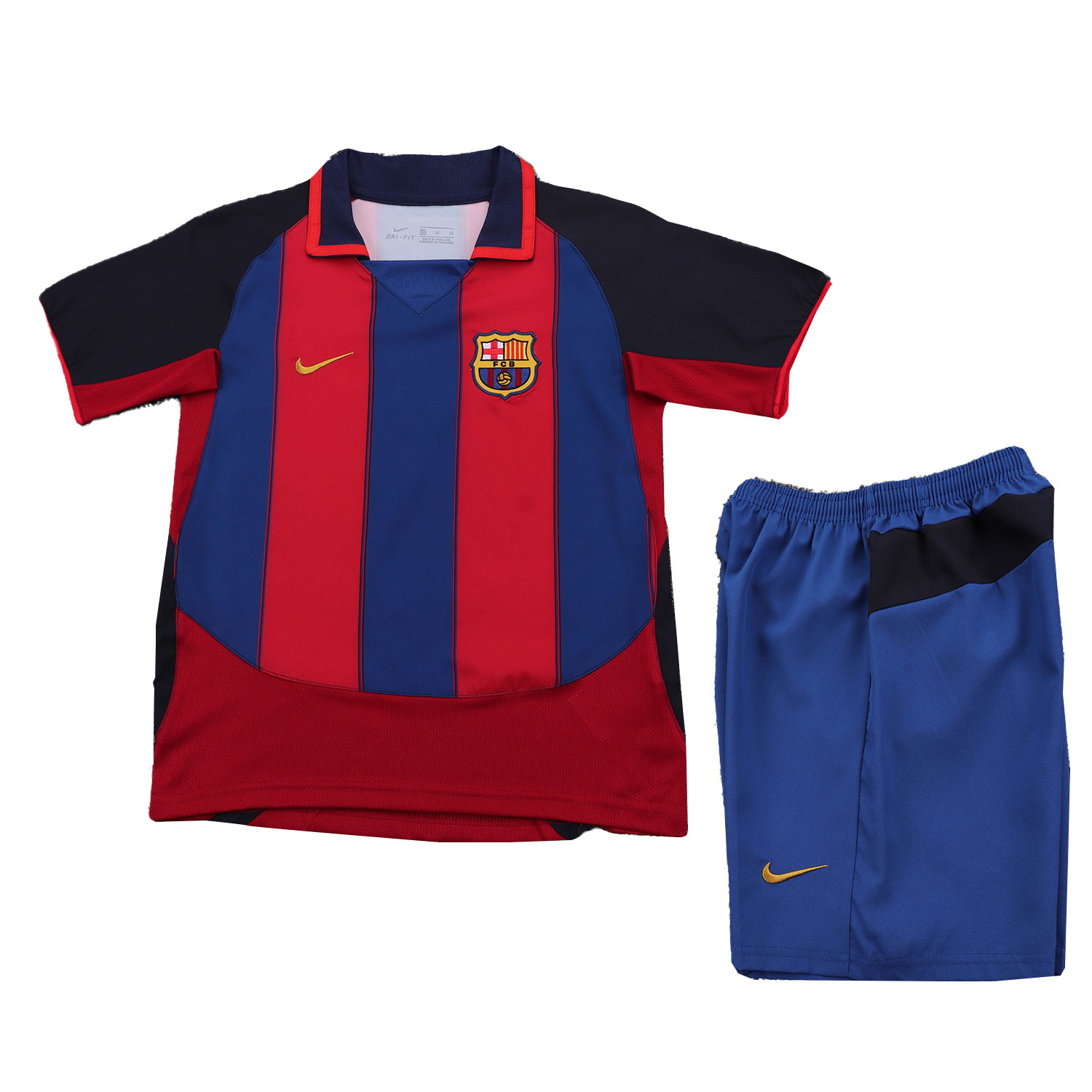 TKH-turbokithub-Retro Barcelona 2003-04 Home Kids Kit