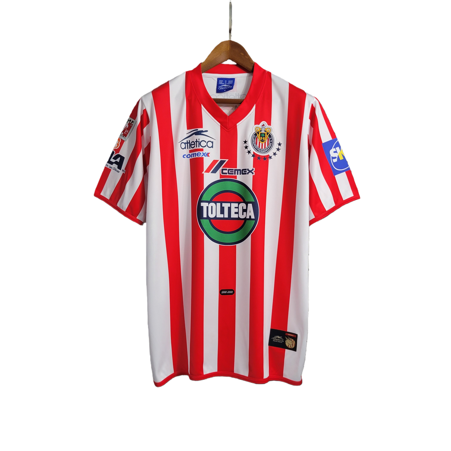 TKH-turbokithub-Retro Chivas de Guadalajara 01-02 Home Stadium Jersey
