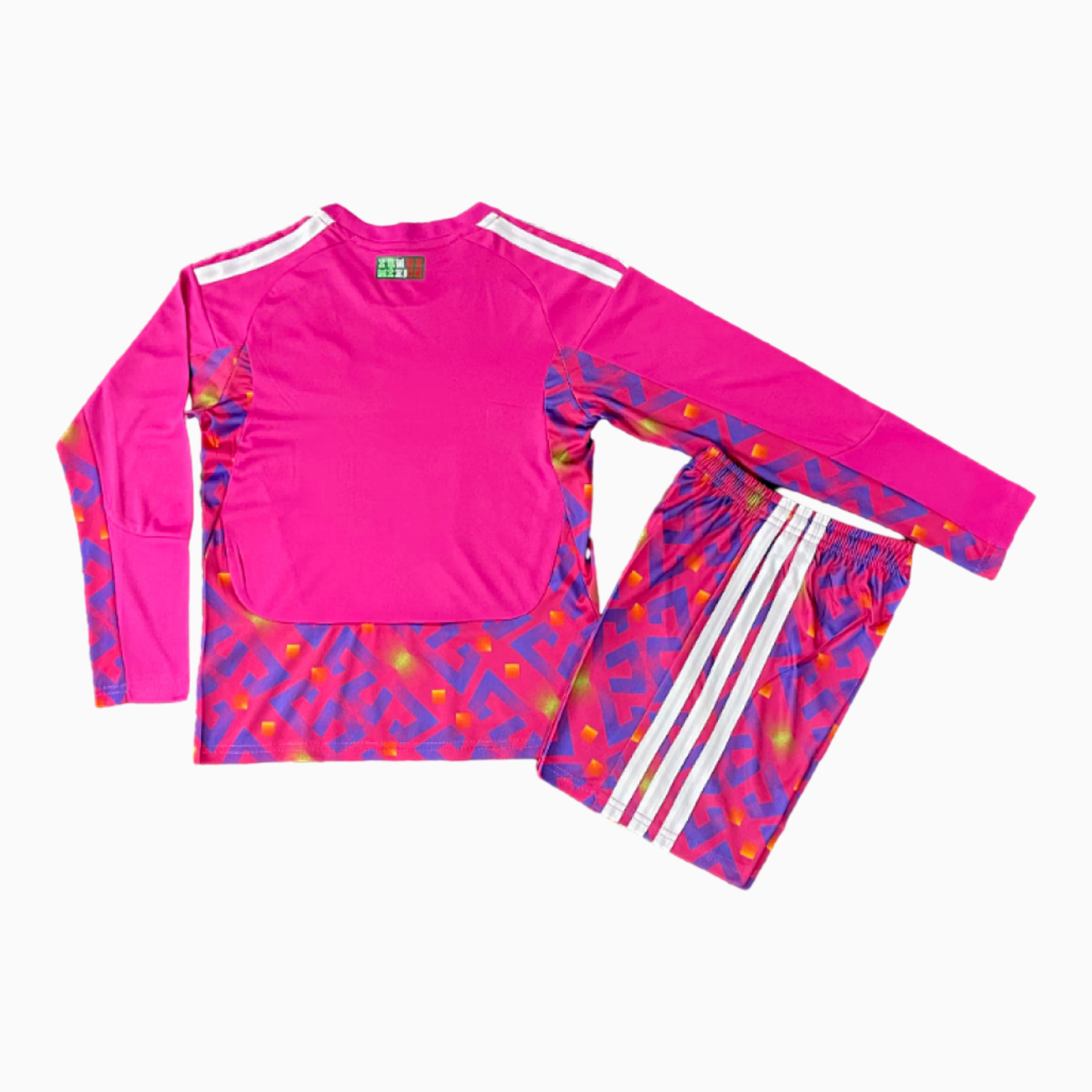 TKH-turbokithub-Mexico 2026 Goalkeeper Pink Long Sleeves Kids Kit