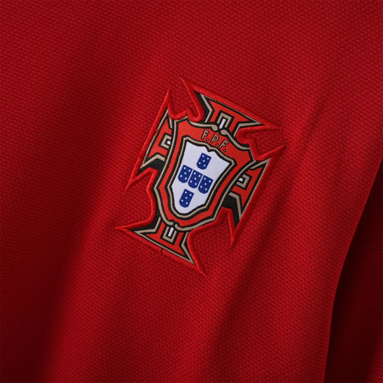 TKH-turbokithub-Retro Portugal 2012 Home Long Sleeves Jersey