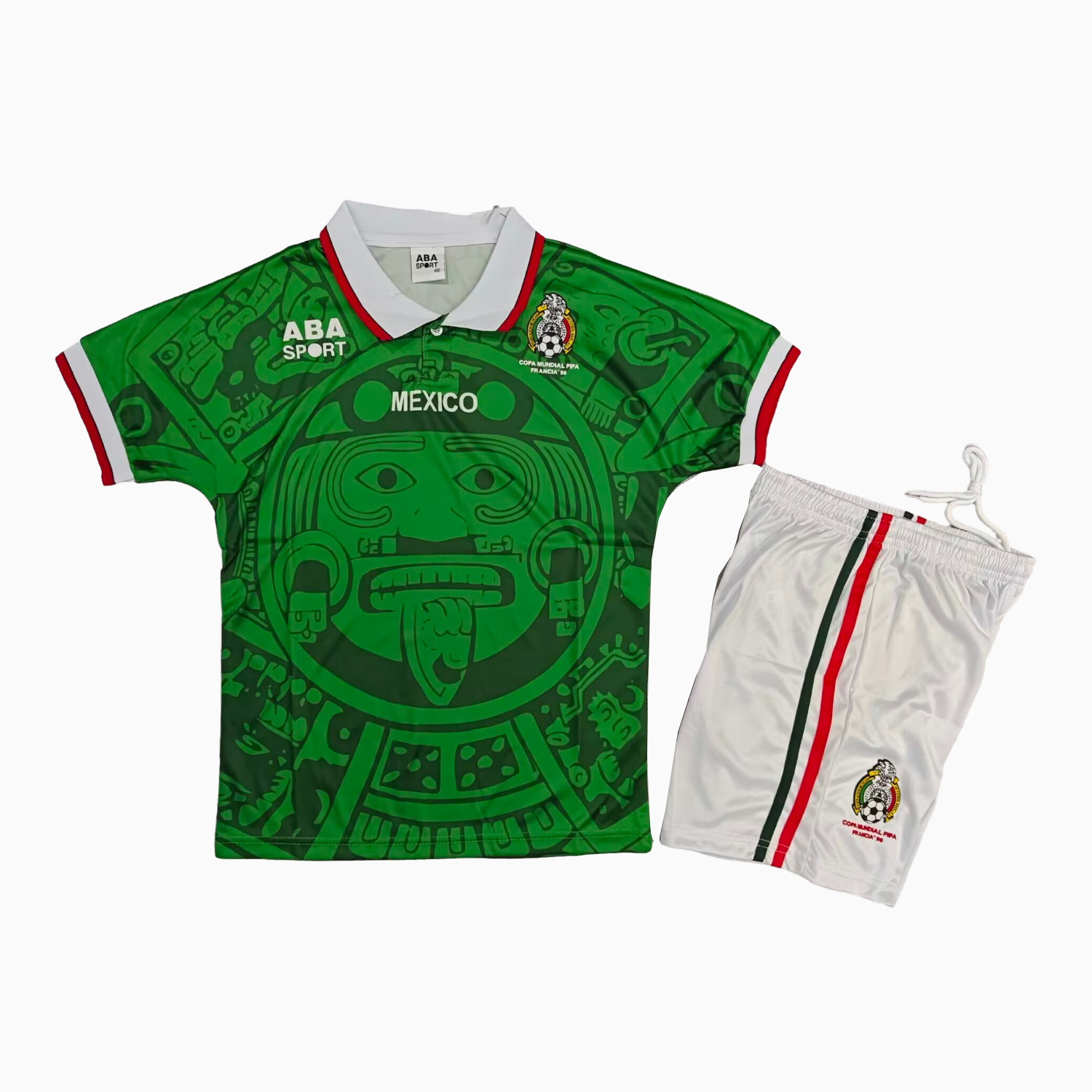 TKH-turbokithub-Retro Mexico 1998 Home Kids Kit