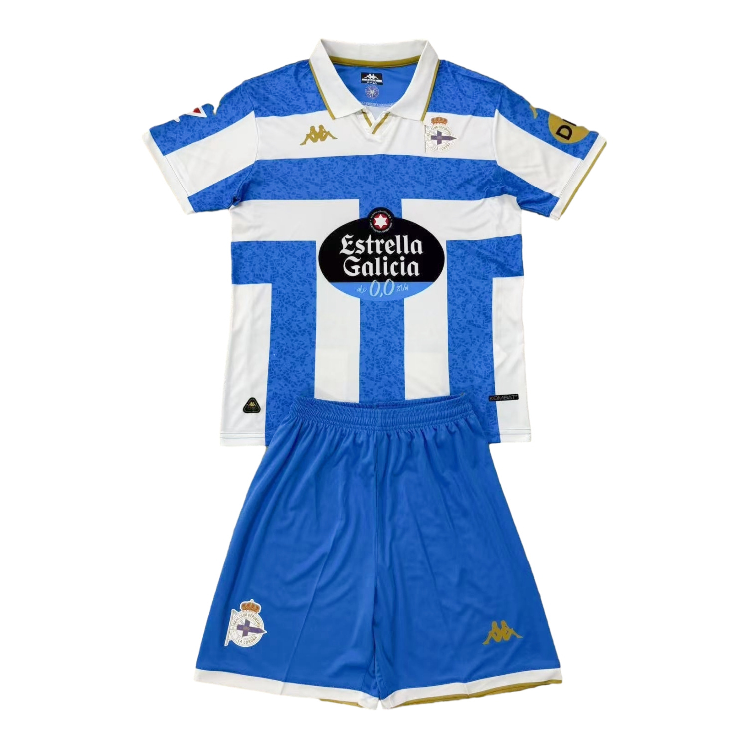 TKH-turbokithub-Deportivo de La Coruña 25-26 Home Men's Adult Jersey Set - Fans Version