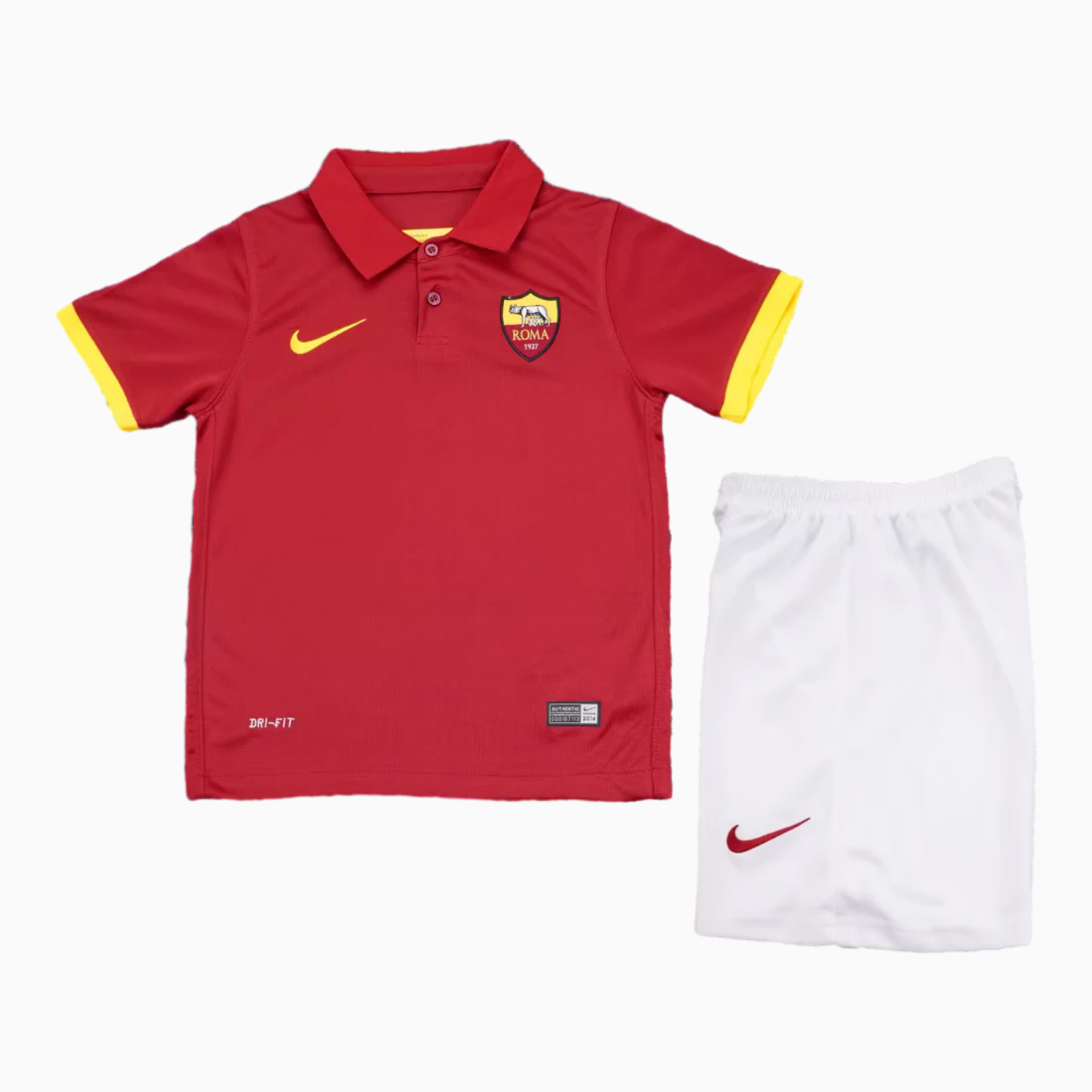 TKH-turbokithub-Retro Roma 2014-15 Home Kids Kit