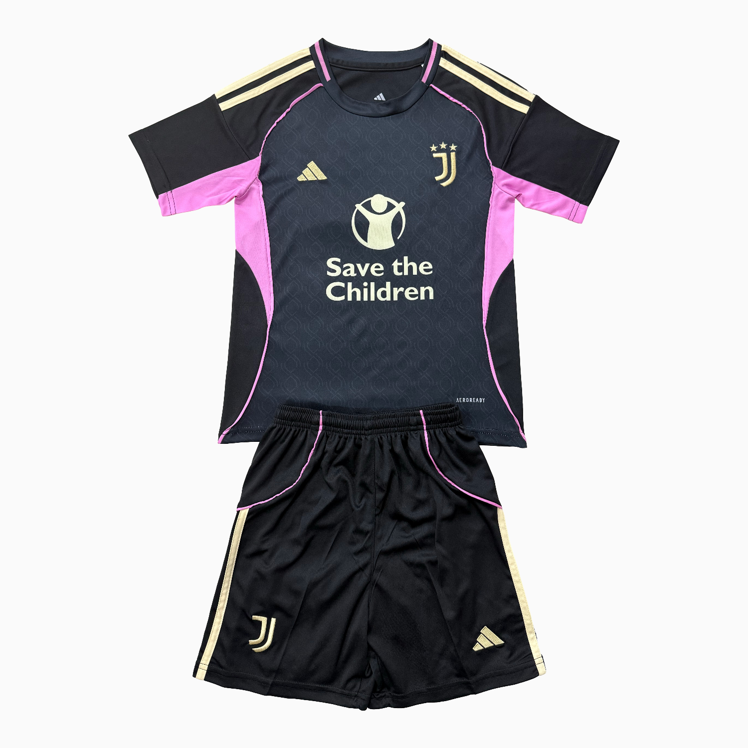TKH-turbokithub-Juventus 25-26 Black Concept Men's Adult Jersey Set - Fans Version