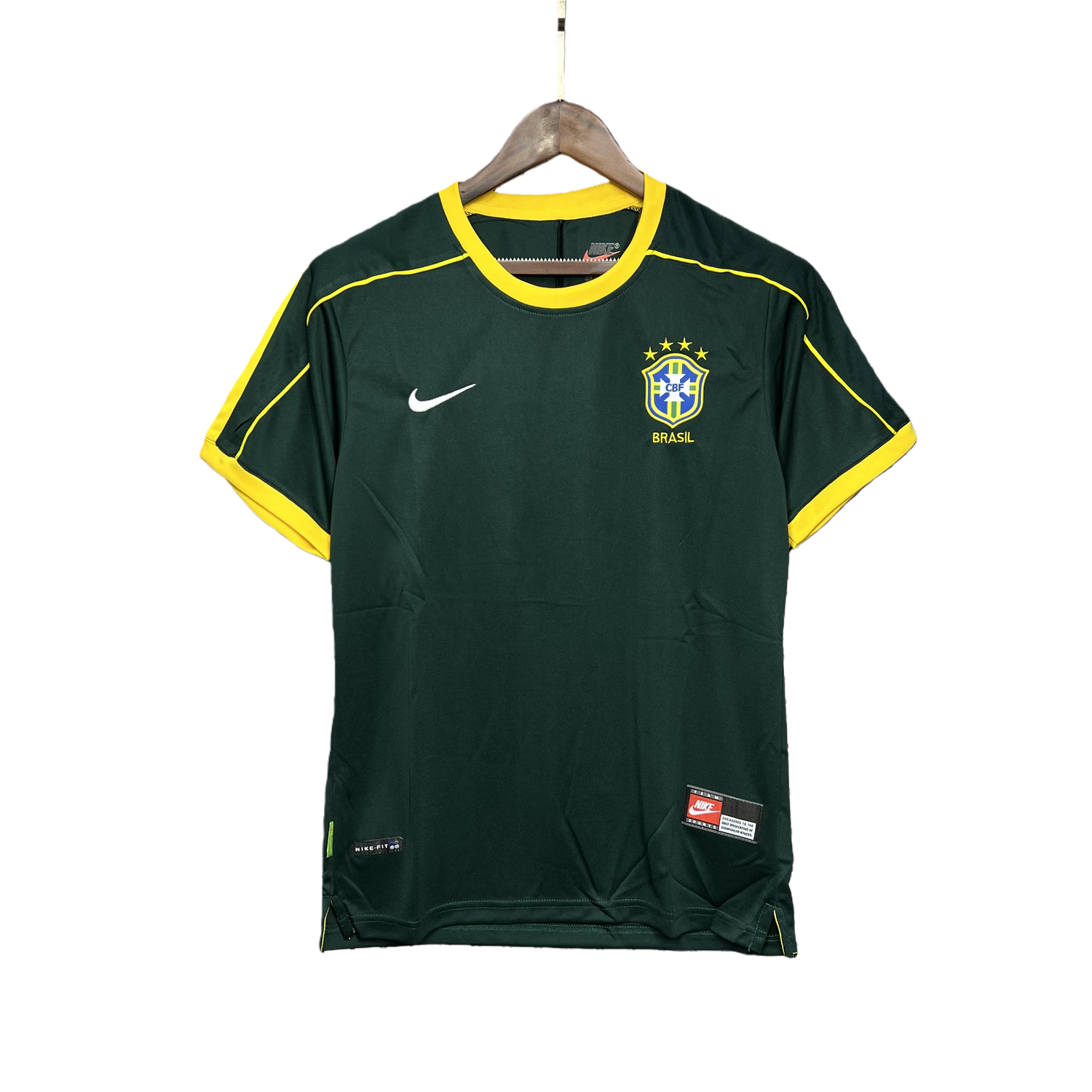 TKH-turbokithub-Retro Brazil 1998 Goalkeeper Jersey