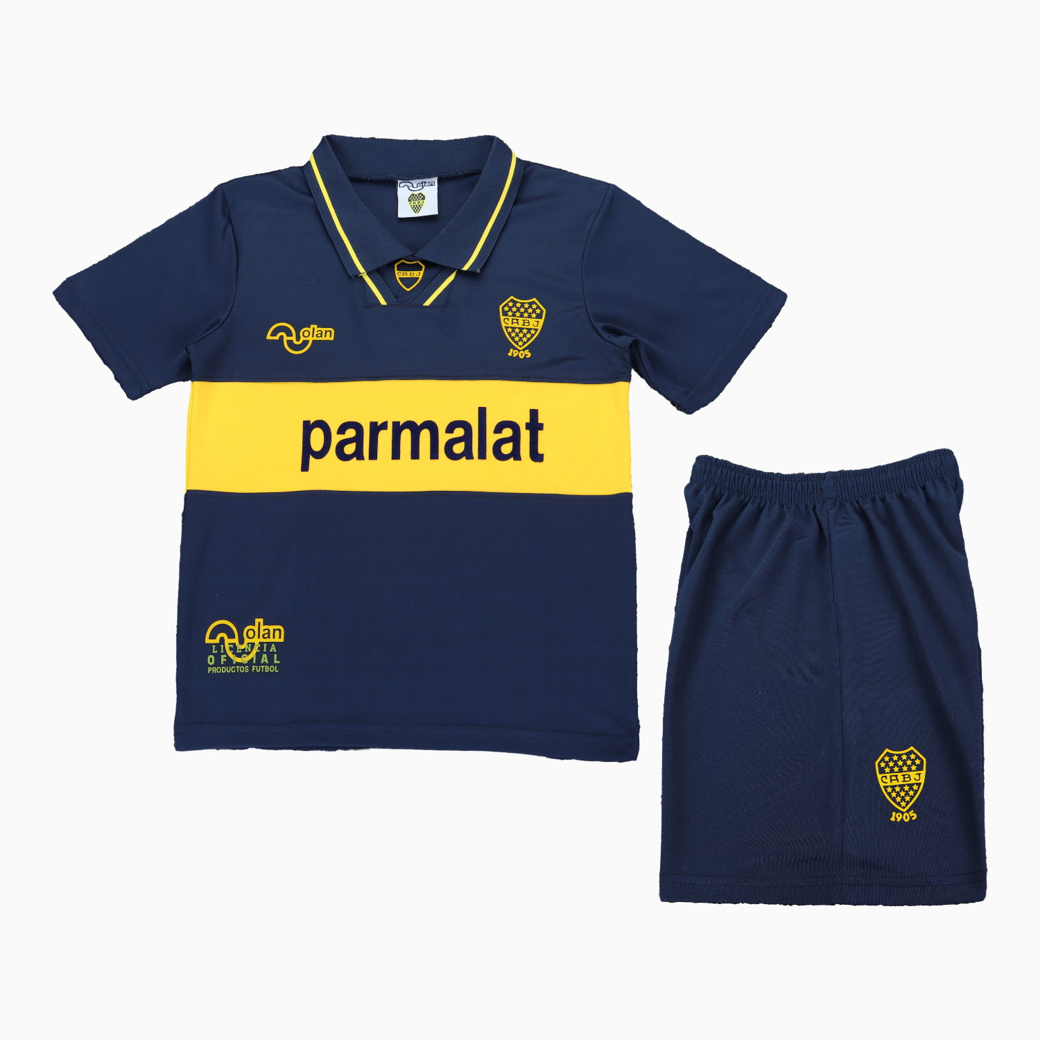 TKH-turbokithub-Retro Boca Juniors 1993-95 Home Kids Kit