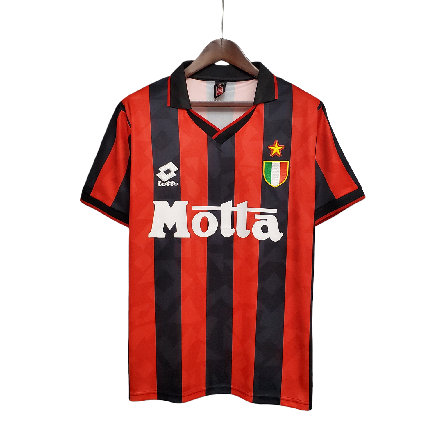 TKH-turbokithub-Retro AC Milan 93-94 Home Stadium Jersey