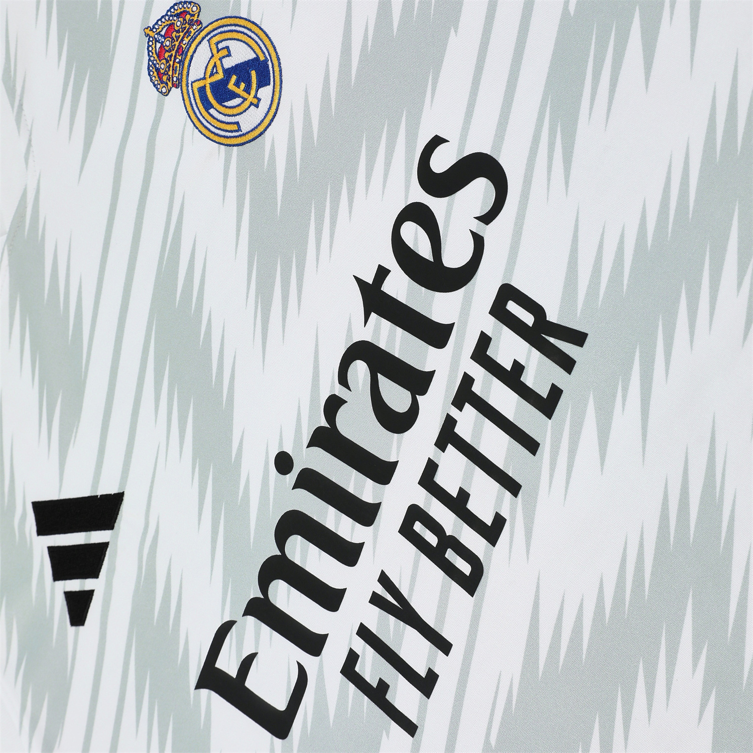 TKH-turbokithub-Real Madrid 25-26 Vest Training Set - Grey Arrow Pattern Vest & Black Shorts