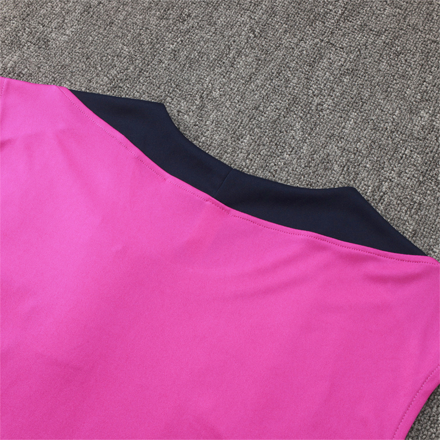 TKH-turbokithub-Barcelona 25-26 Vest Training Set - Purple Pink Vest and Black Shorts