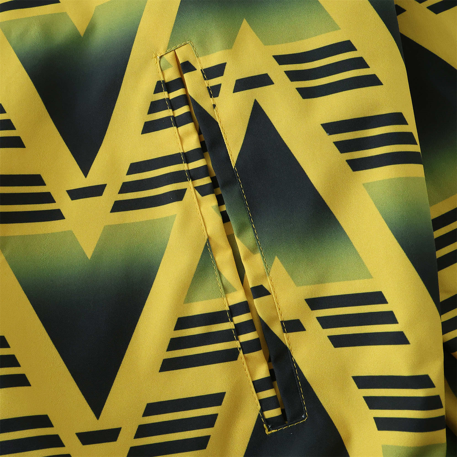 TKH-turbokithub-Retro Arsenal 1991-93 Away Double Sided Reversible Windbreaker - Yellow & Grey