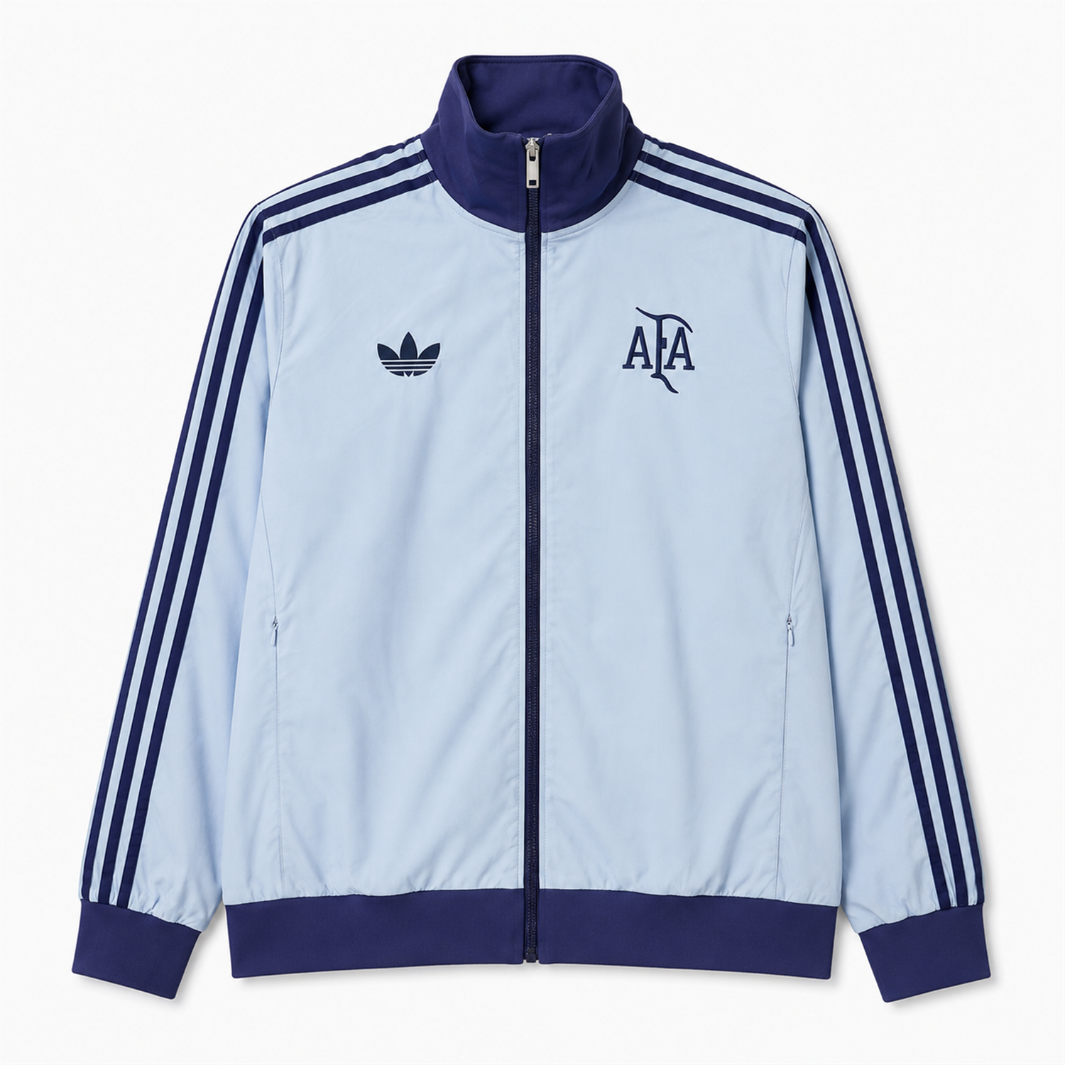 TKH-turbokithub-Retro Argentina 24-25 Windbreaker Jacket - Light Blue