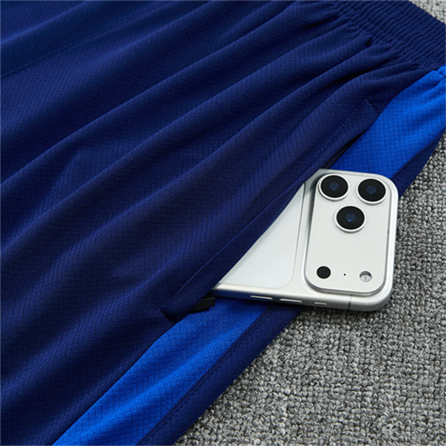 TKH-turbokithub-Inter Milan 26-27 Short-Sleeve Training Set - Ocean Blue Top & Deep Blue Shorts