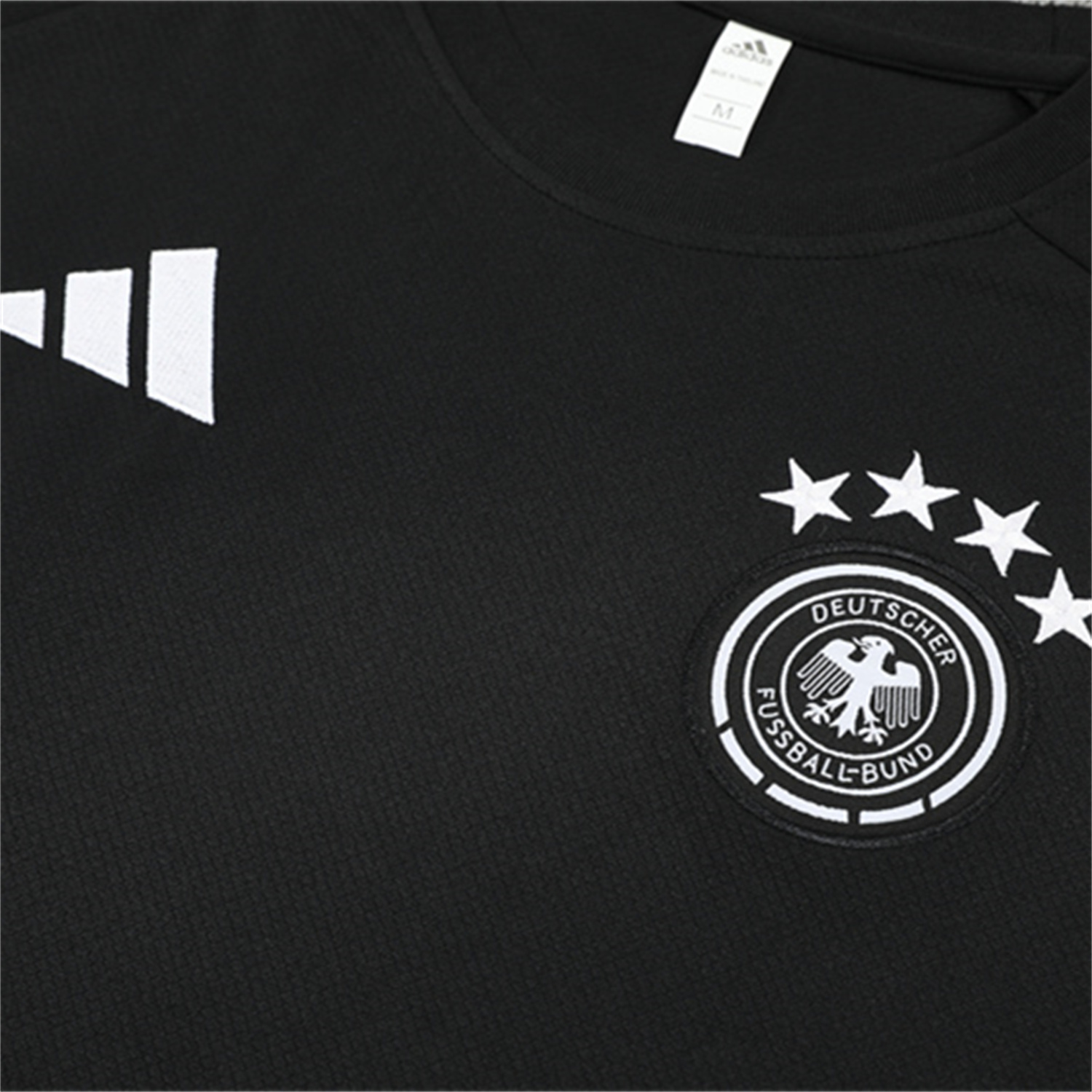 TKH-turbokithub-Germany 25-26 Short-Sleeve Training Set - Black Short Sleeve & Black Shorts