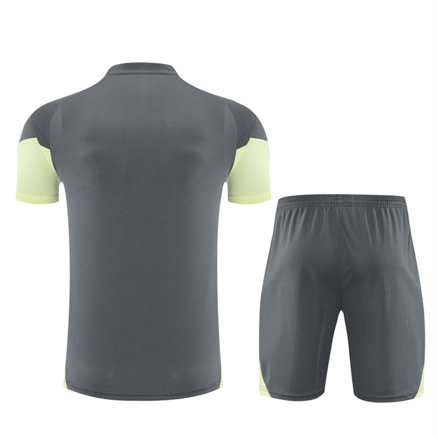 TKH-turbokithub-Real Madrid 25-26 Short-Sleeve Training Set - Deep Grey Top and Shorts
