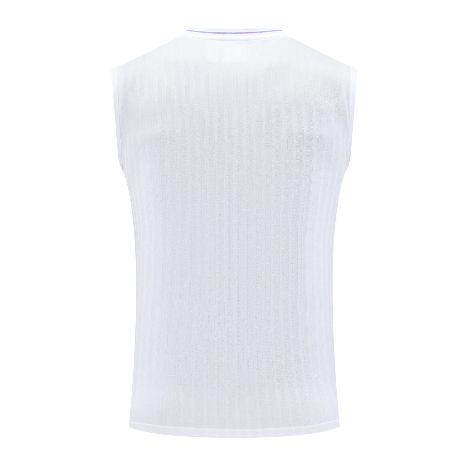 TKH-turbokithub-Real Madrid 25-26 Vest Training Set - Pure White Vest & Purple Shorts