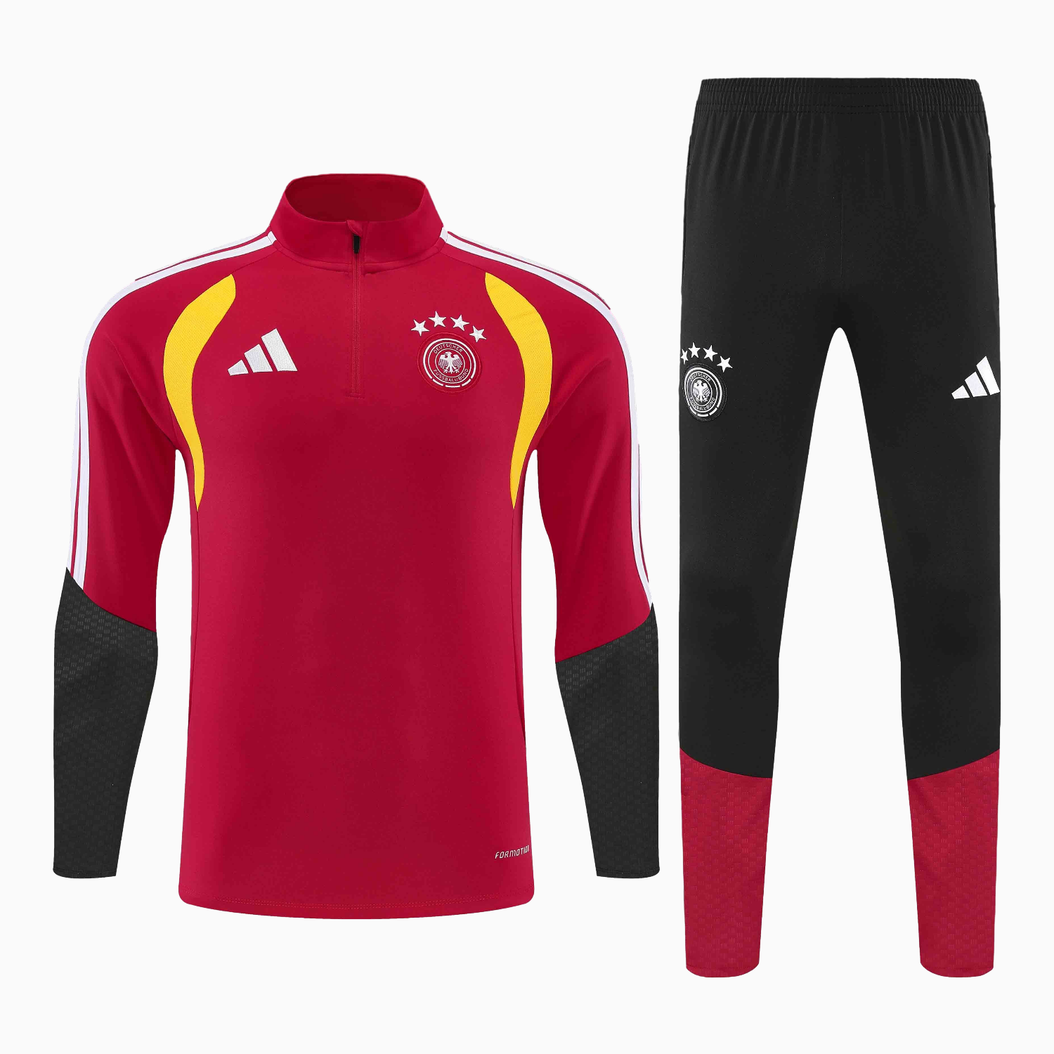 TKH-turbokithub-Germany 2026 Kids Long Sleeve Training Set - Red Top & Pants