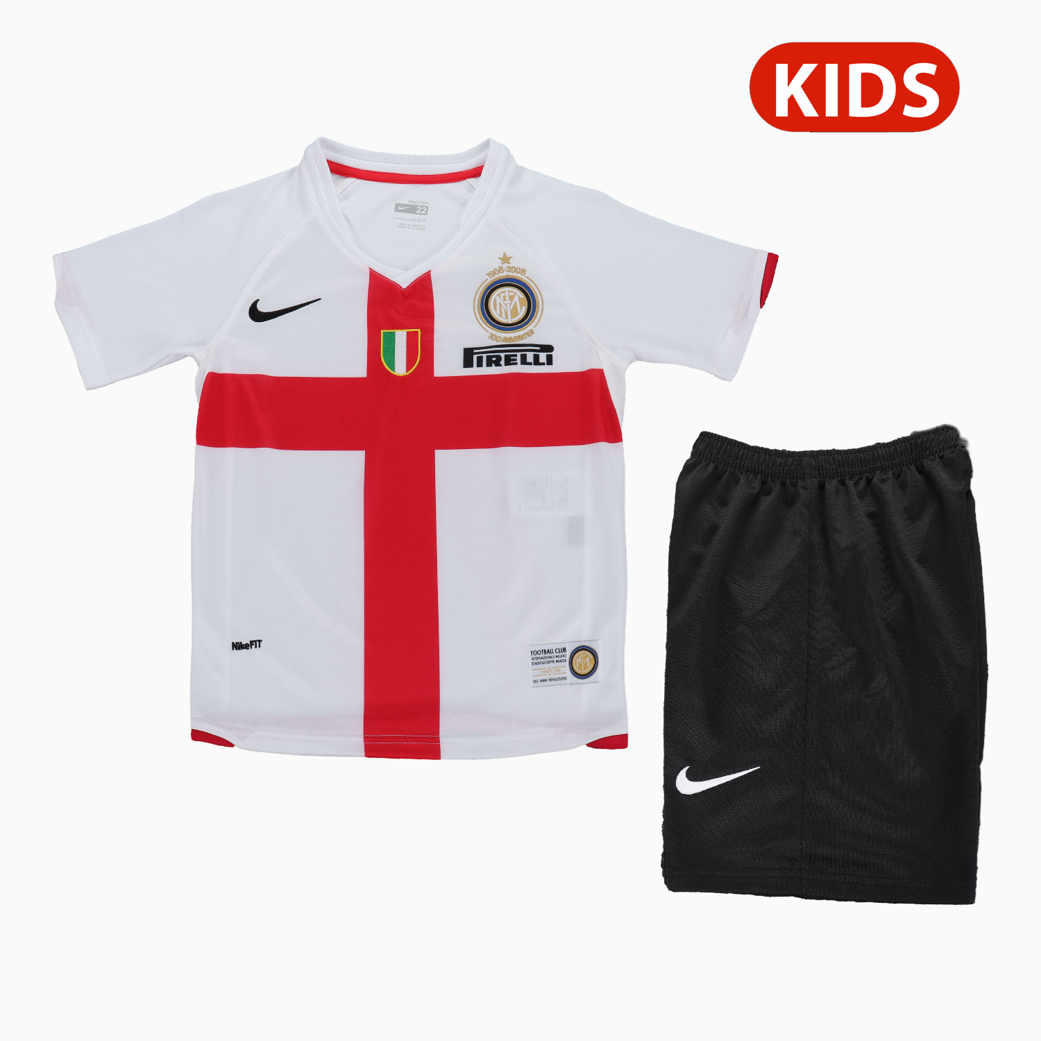 TKH-turbokithub-Retro Inter Milan 2007-08 Away Kids Kit