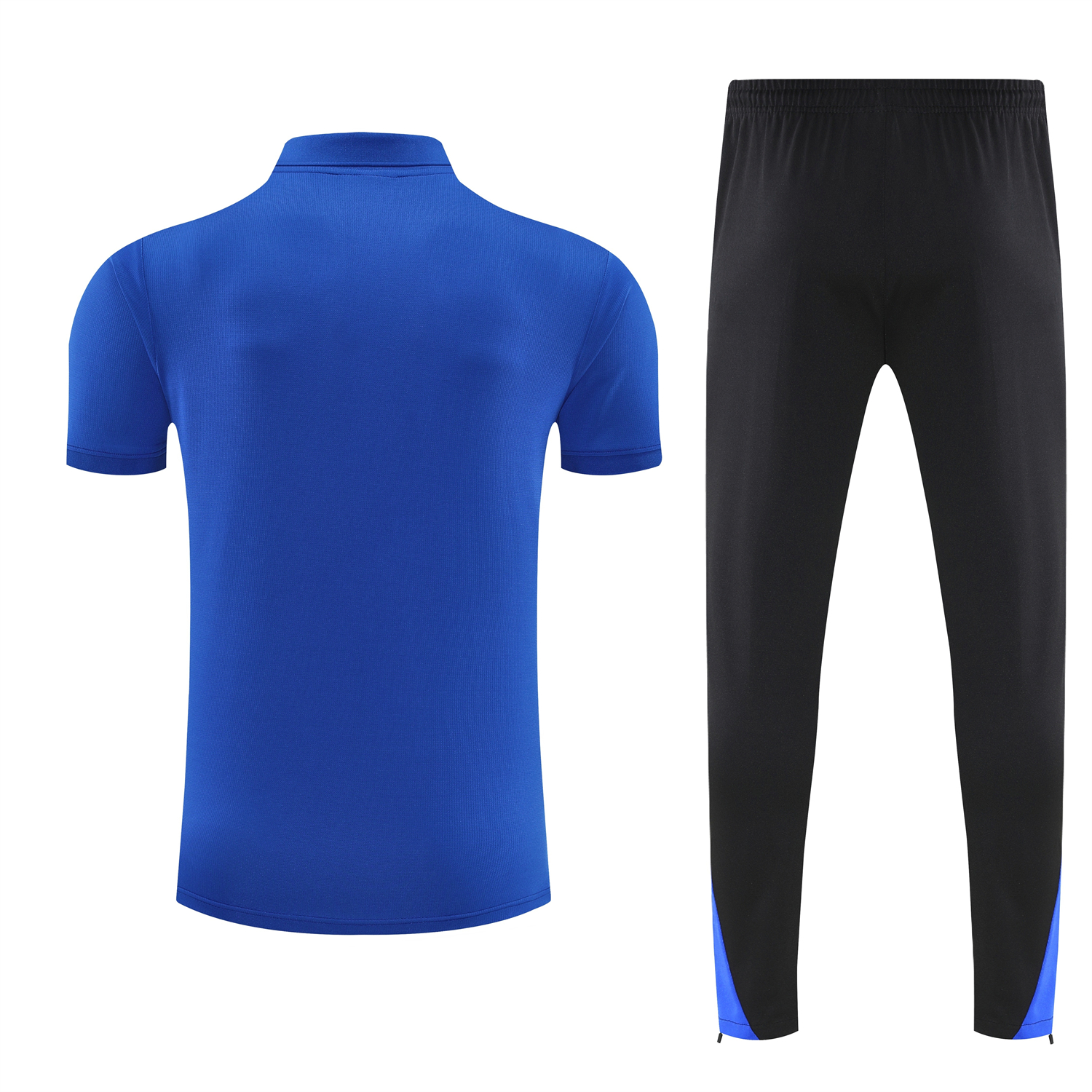 TKH-turbokithub-C.H.E.L.S.E.A 25-26 POLO Short-Sleeve Training Set - Blue Top and Black Pants