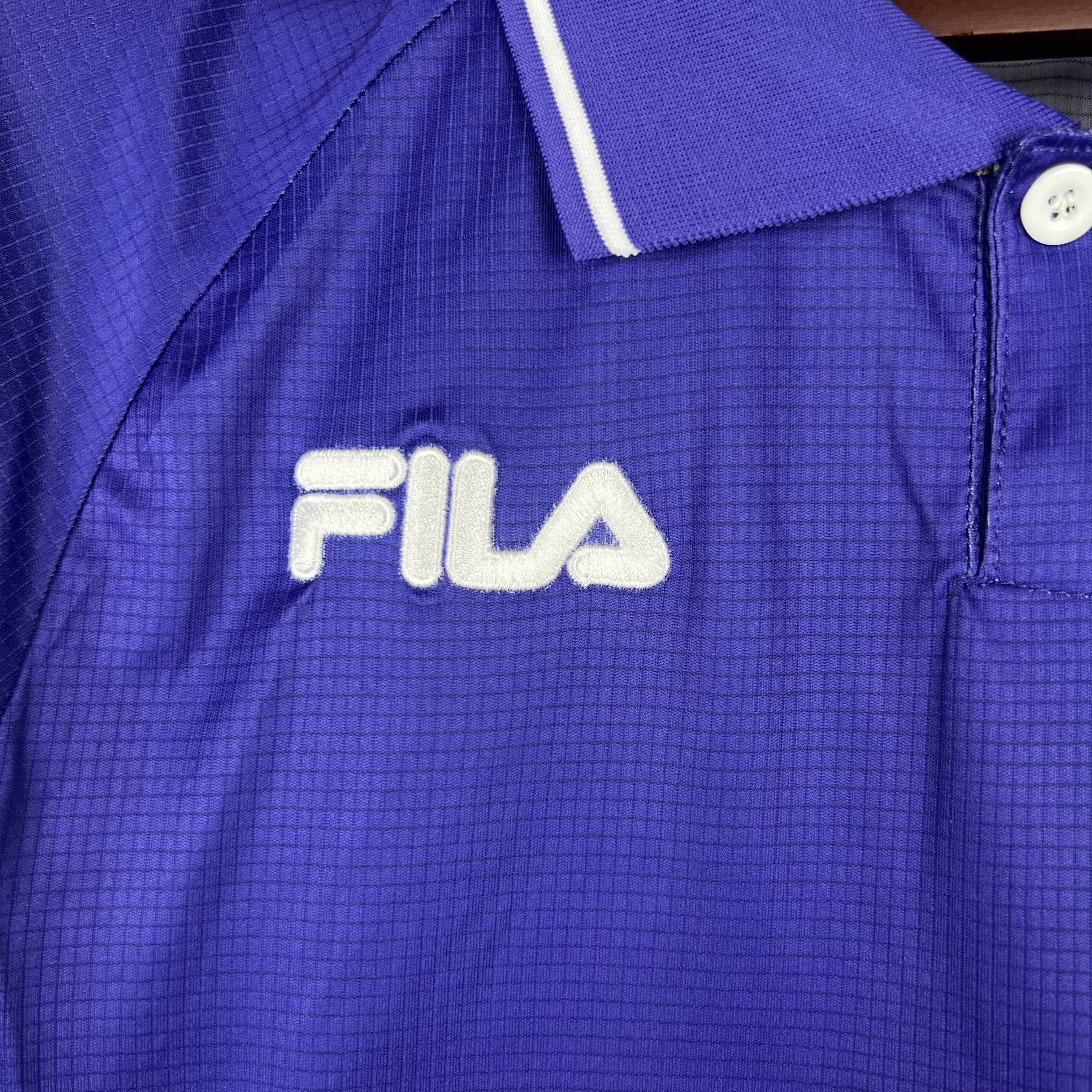 TKH-turbokithub-Retro Fiorentina 1998 Home Stadium Long Sleeve Jersey