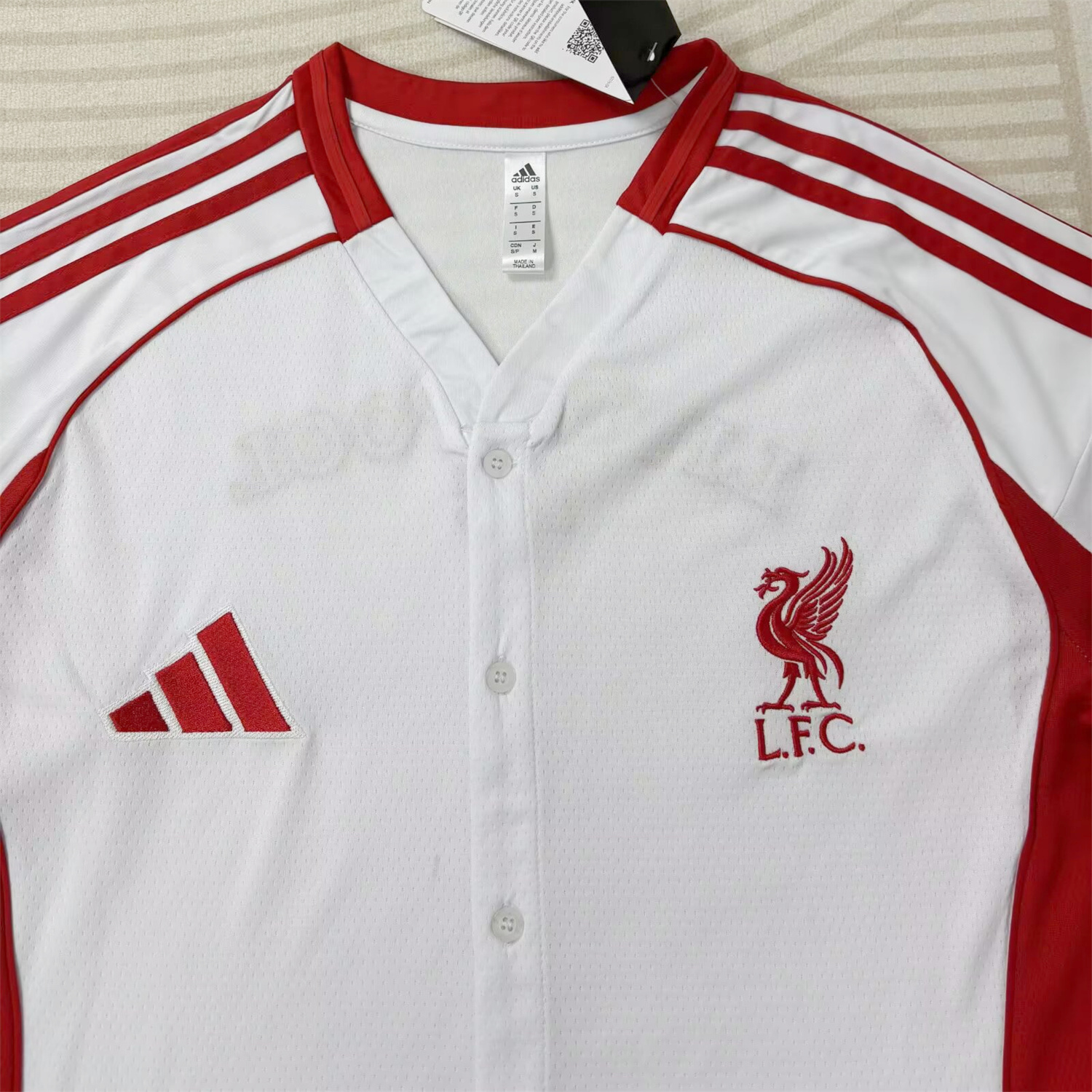 TKH-turbokithub-Liver.pool 25-26 White Baseball Jersey