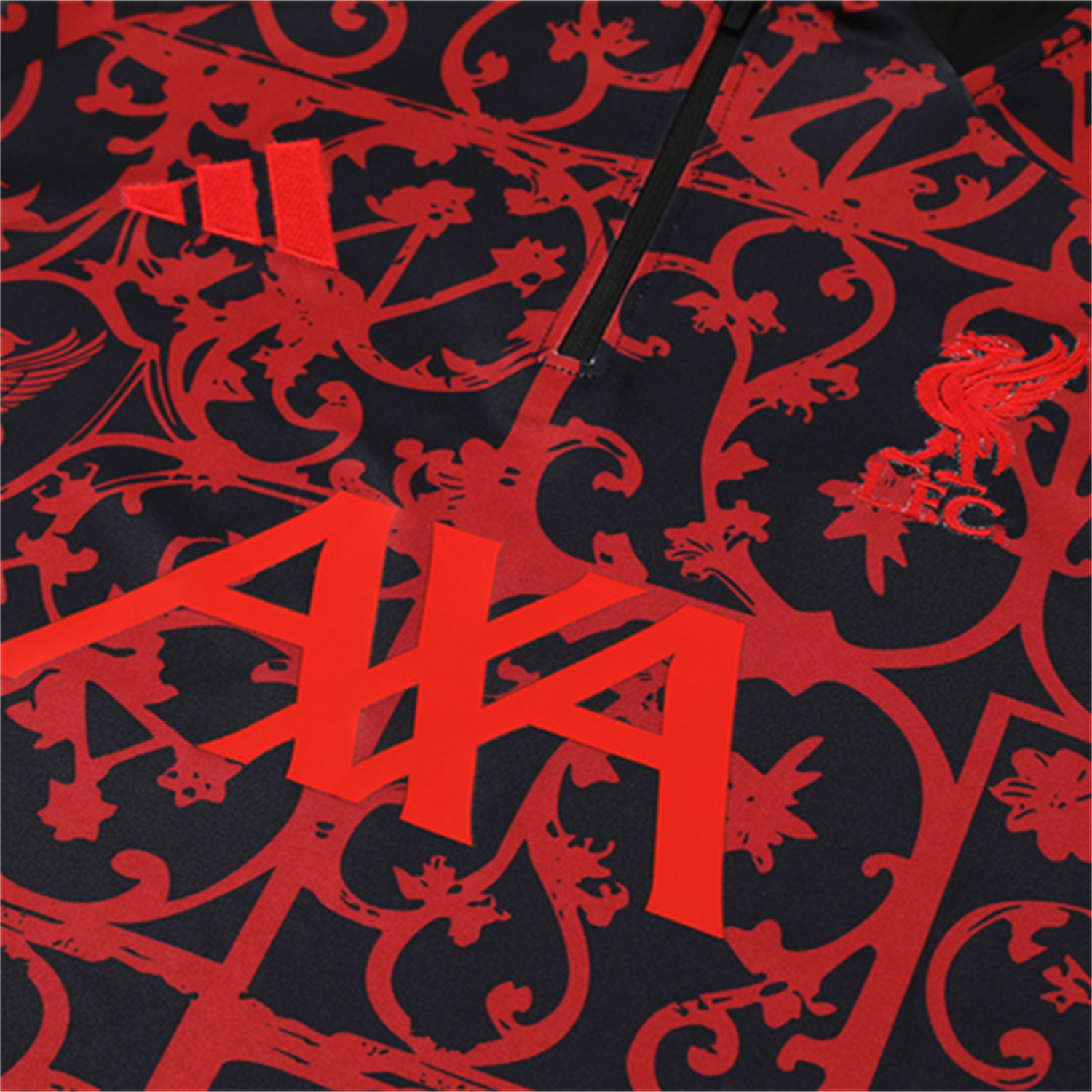 TKH-turbokithub-Liver.pool 25-26 Long Sleeve Training Set - Red Camouflage Top & Blsck Pants