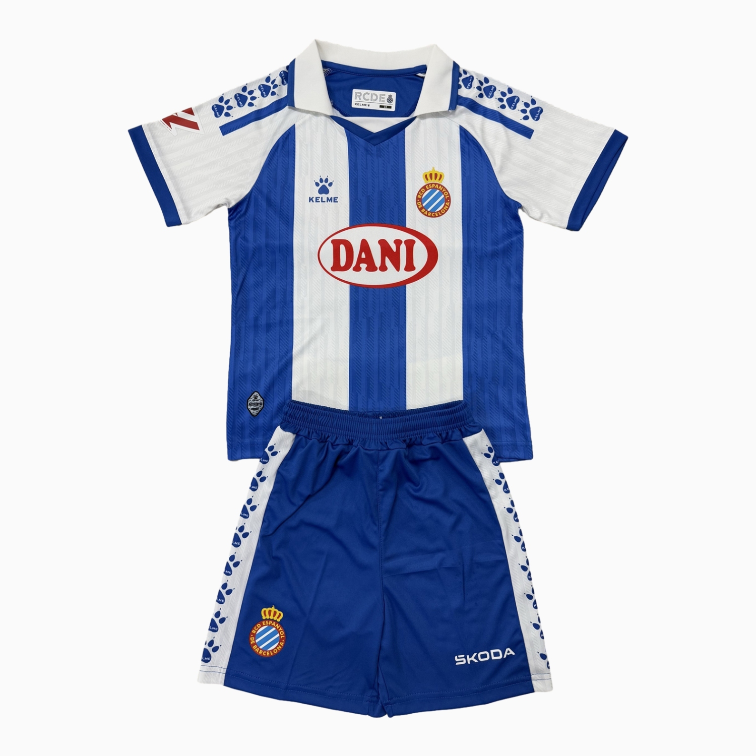 TKH-turbokithub-RCD Espanyol 25-26 Home Men's Adult Jersey Set - Fans Version